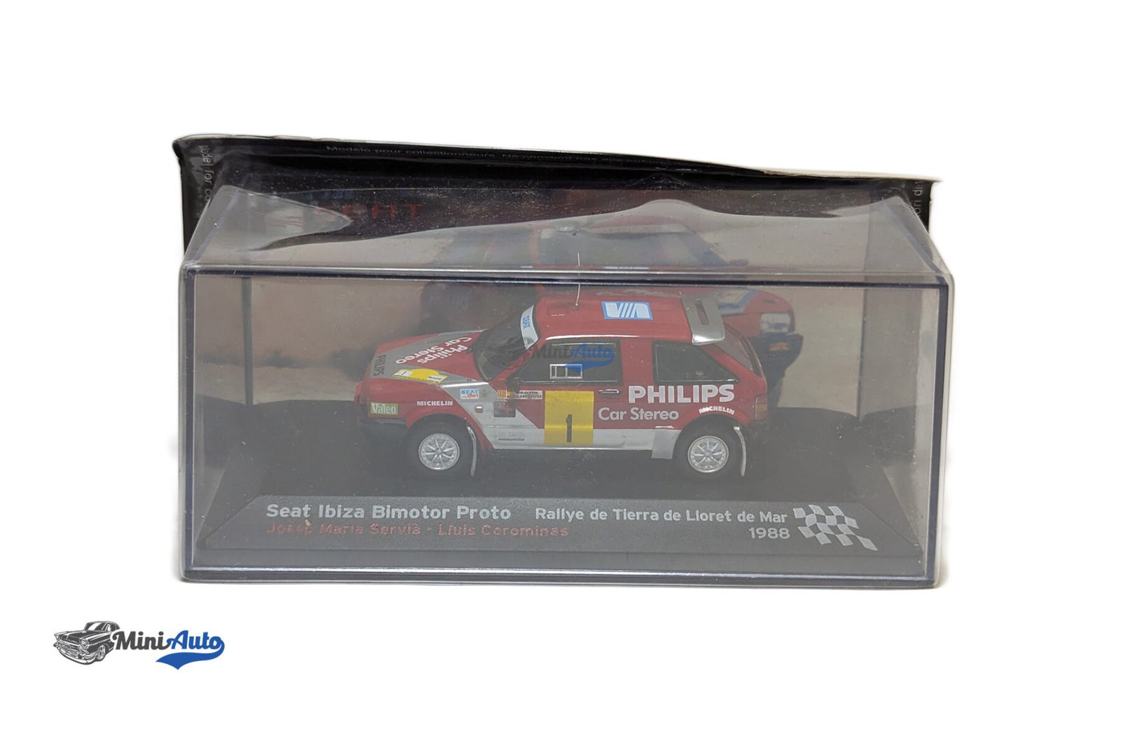 Seat Ibiza Bimotor Proto rally de Tierra de Lloret de Mar Servia/Corominas - 1988 - Red - Image 5