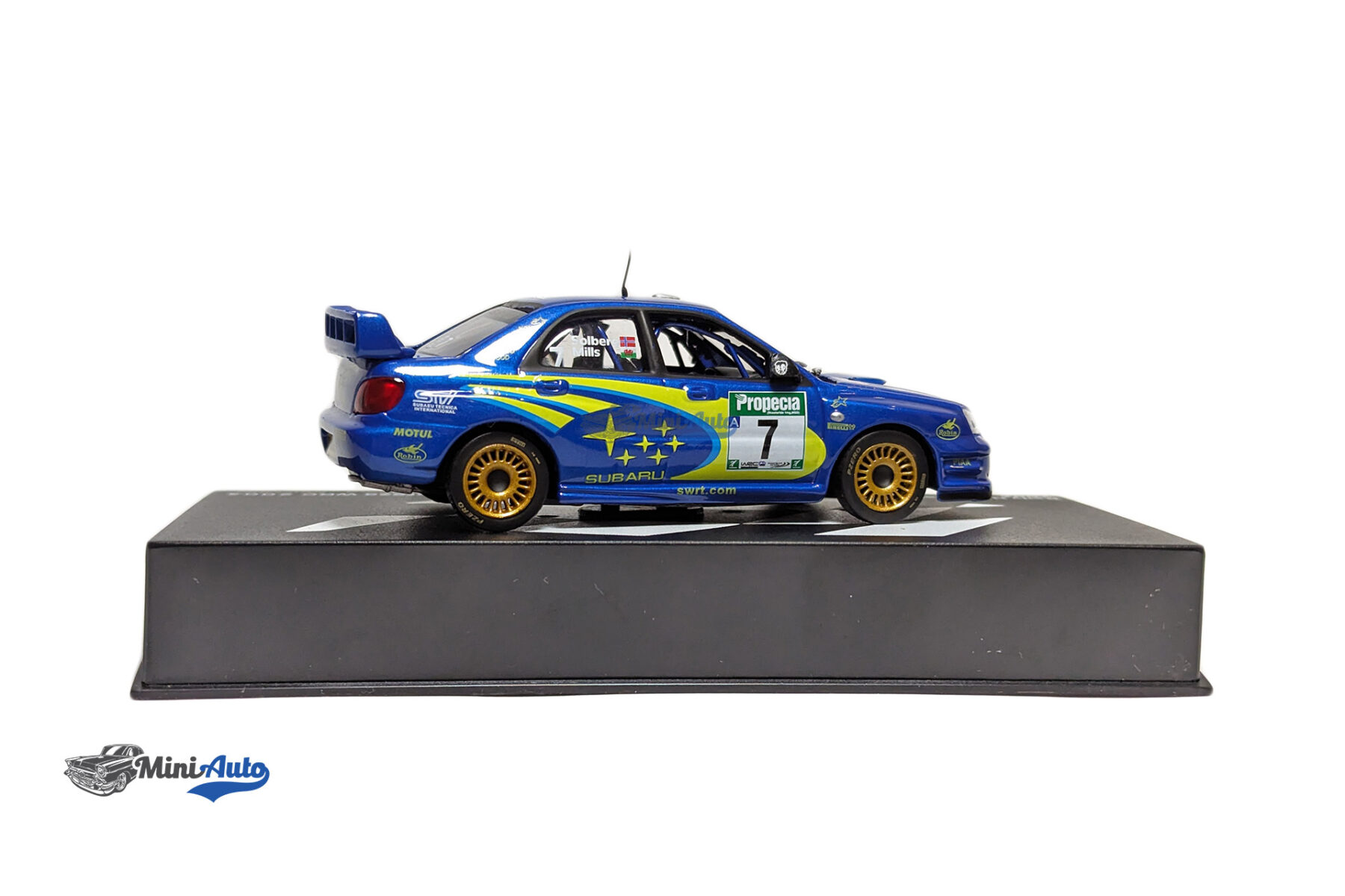 Subaru Impreza WRC #7 New Zealand Rally P. Solberg - P. Mills - 2003 - Blue - Image 3