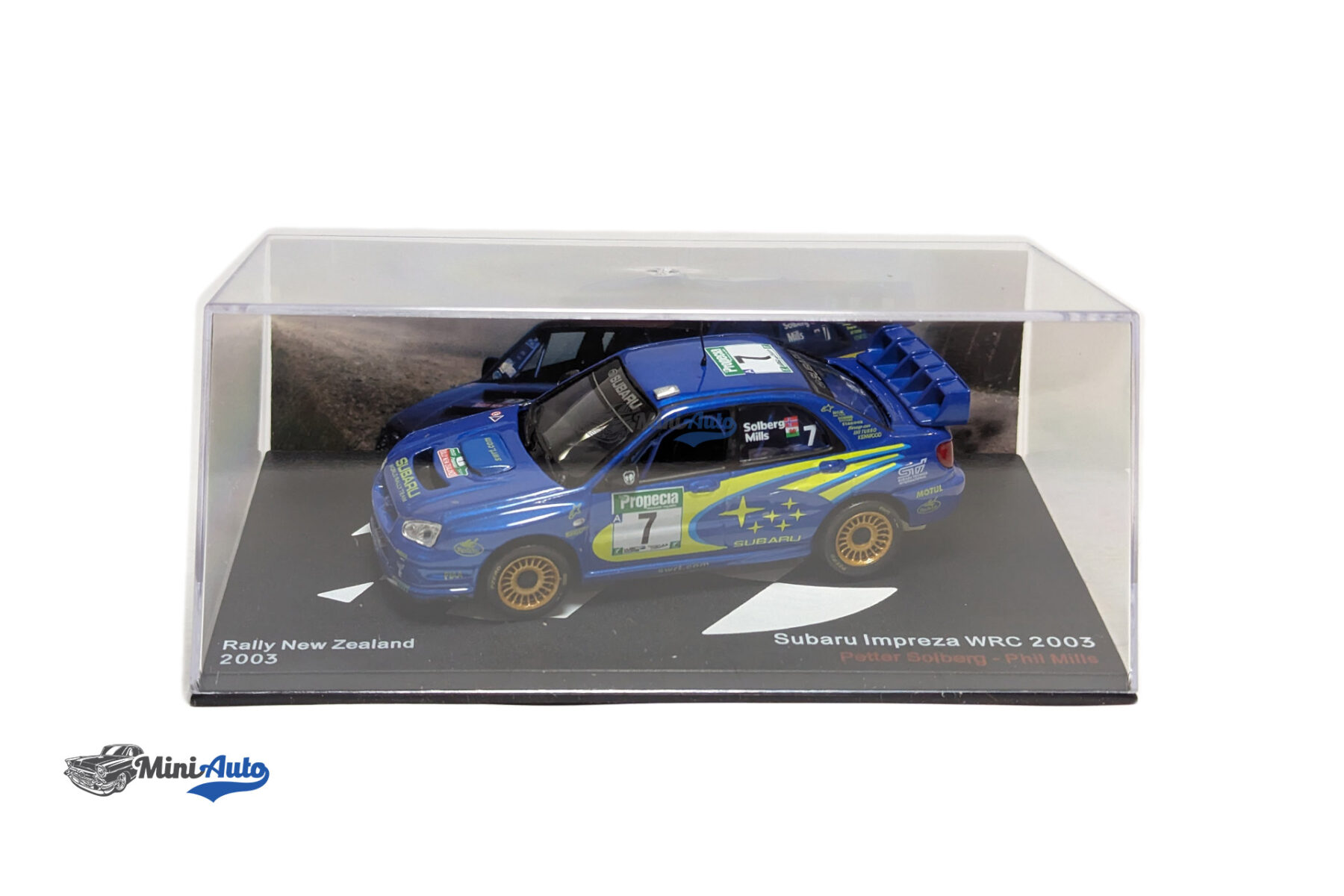 Subaru Impreza WRC #7 New Zealand Rally P. Solberg - P. Mills - 2003 - Blue - Image 8