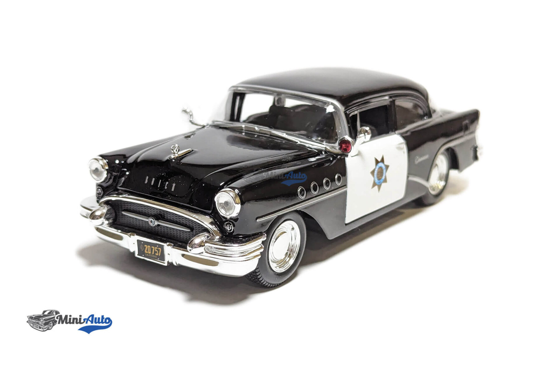 MAI31295---Buick-Century-California-Highway-Patrol-Police---1955---Black_1 Buick Century California Highway Patrol Police - 1955 - Black - Image 1