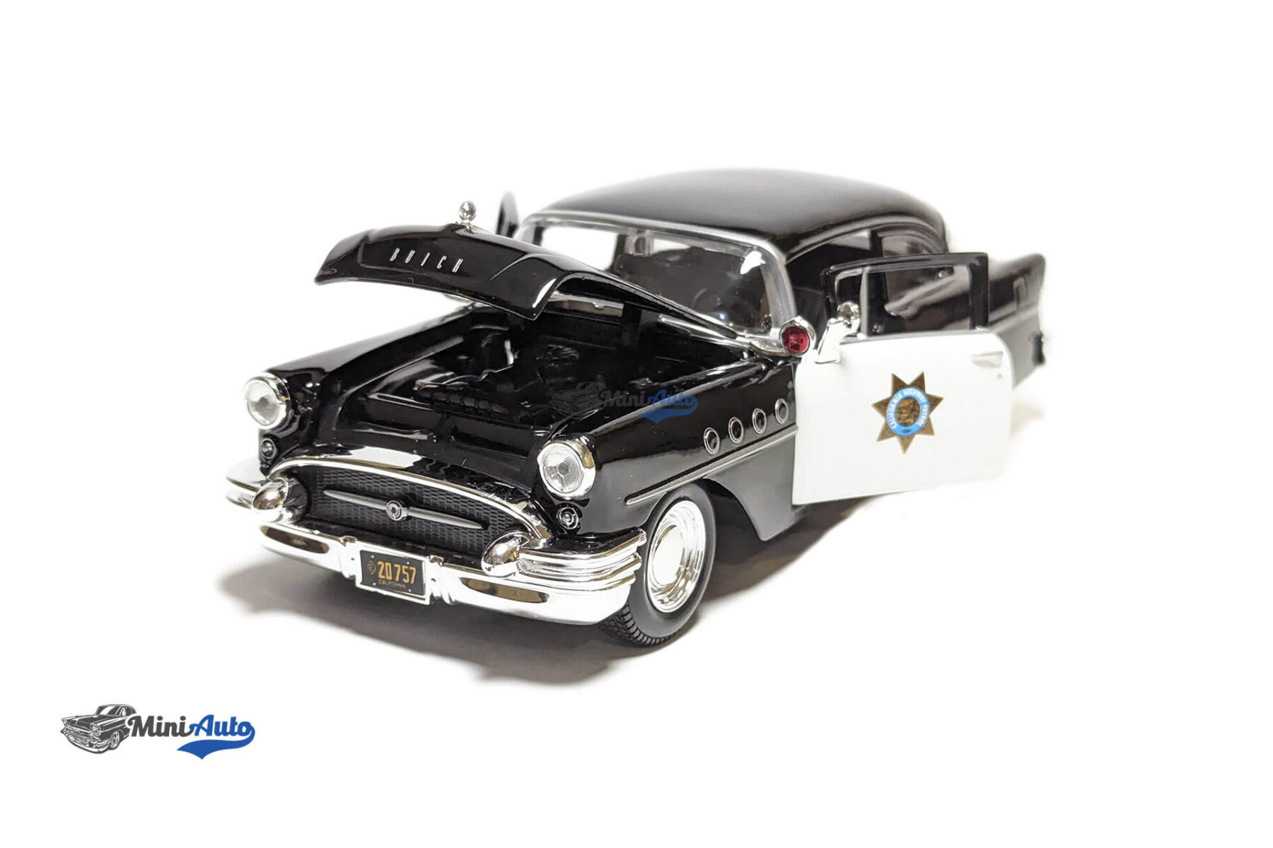 MAI31295---Buick-Century-California-Highway-Patrol-Police---1955---Black_4 Buick Century California Highway Patrol Police - 1955 - Black - Image 2
