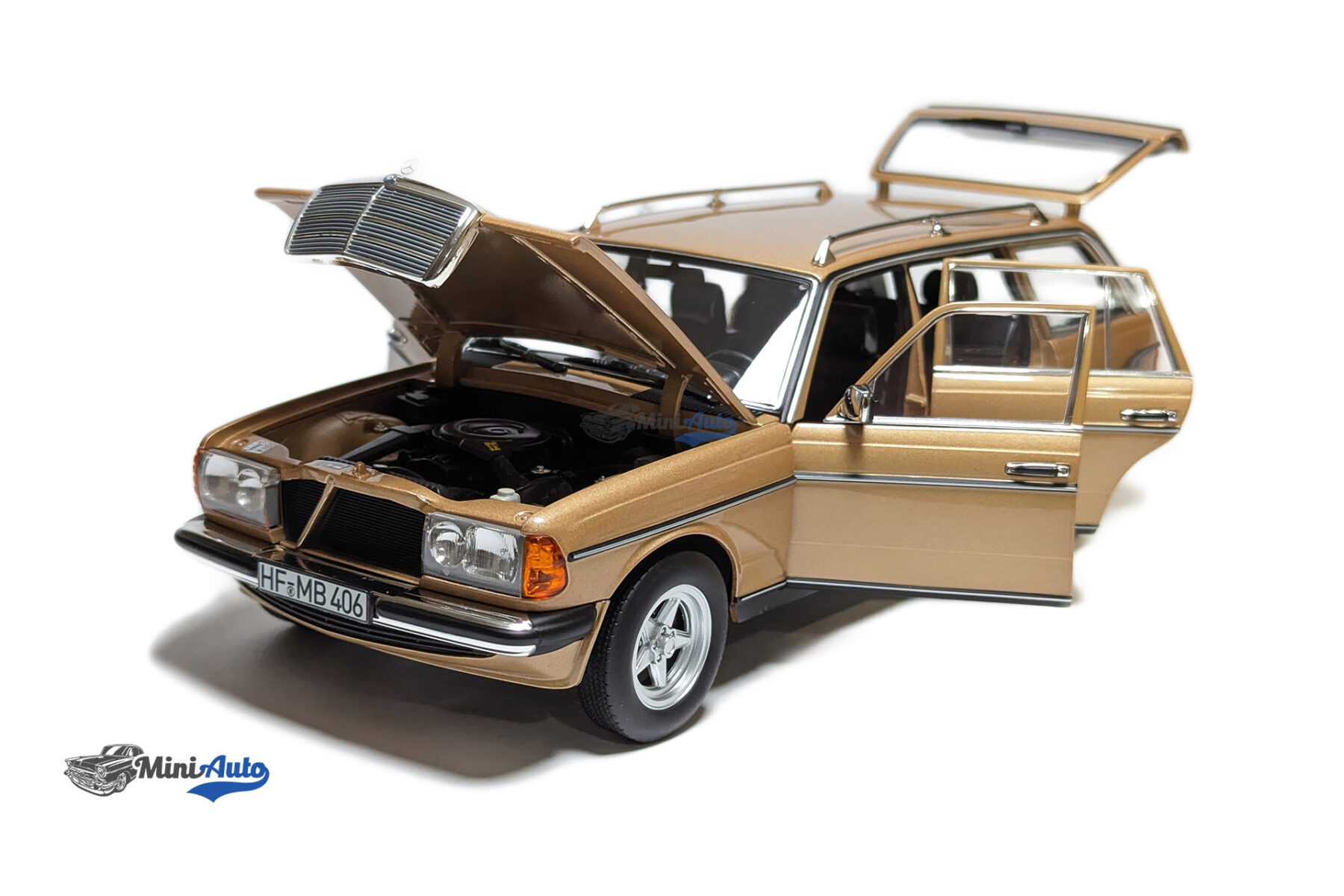 Mercedes-Benz - E-class 200te SW Station Wagon T-model (S123) - With AMG Package Wheels And Front Spoiler - 1982 - Gold - Image 2