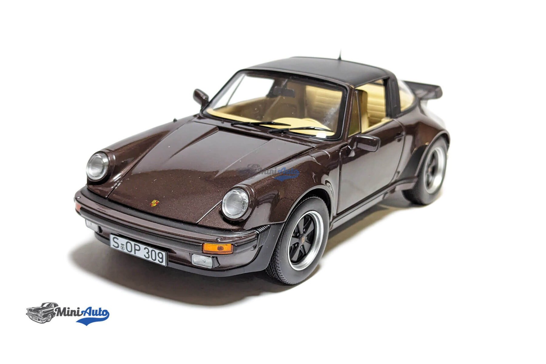 Porsche - 911 930 Turbo Targa  - 1987 - Brown - Image 4