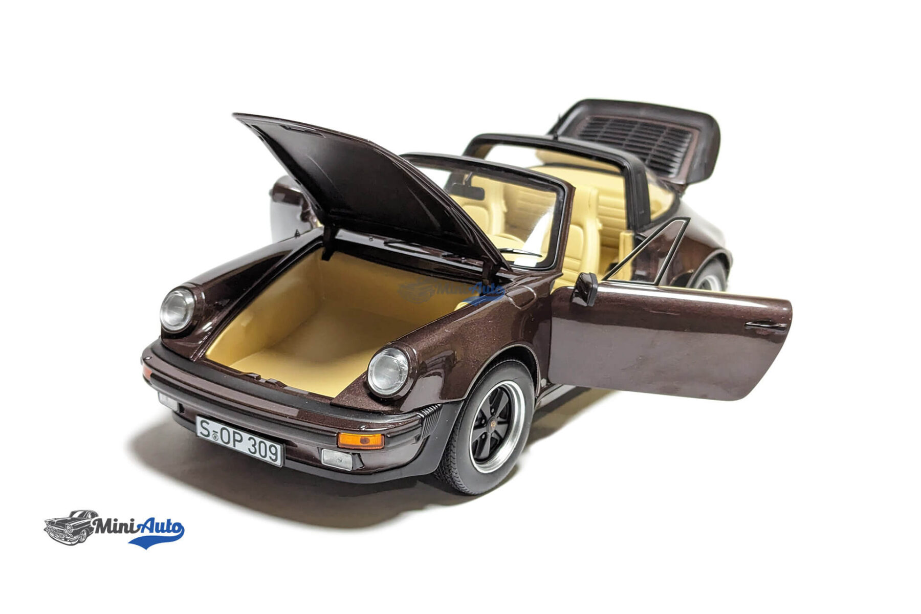 Porsche - 911 930 Turbo Targa  - 1987 - Brown - Image 2