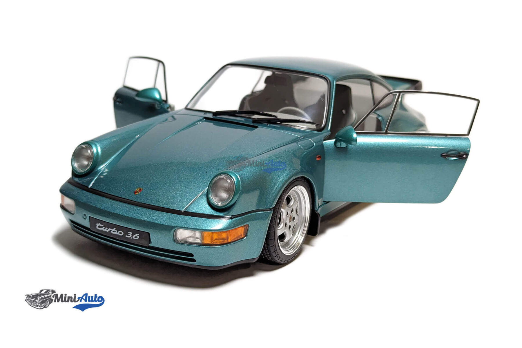 Porsche 911 964 Turbo 3.6 Coupe - 1991 - Green - Image 2