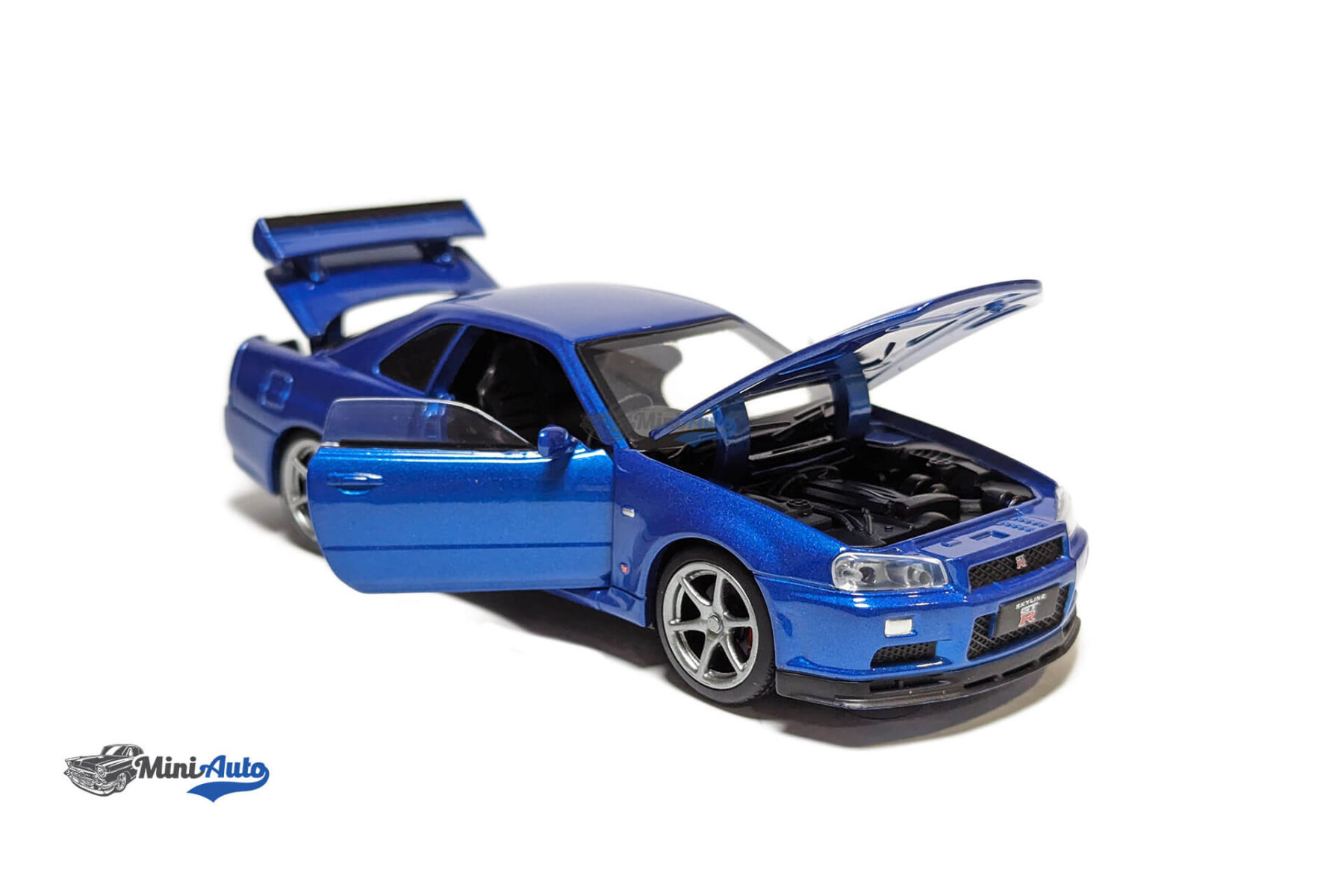 Nissan GT-R34 V-spec II - 2002 - Blue - Image 3