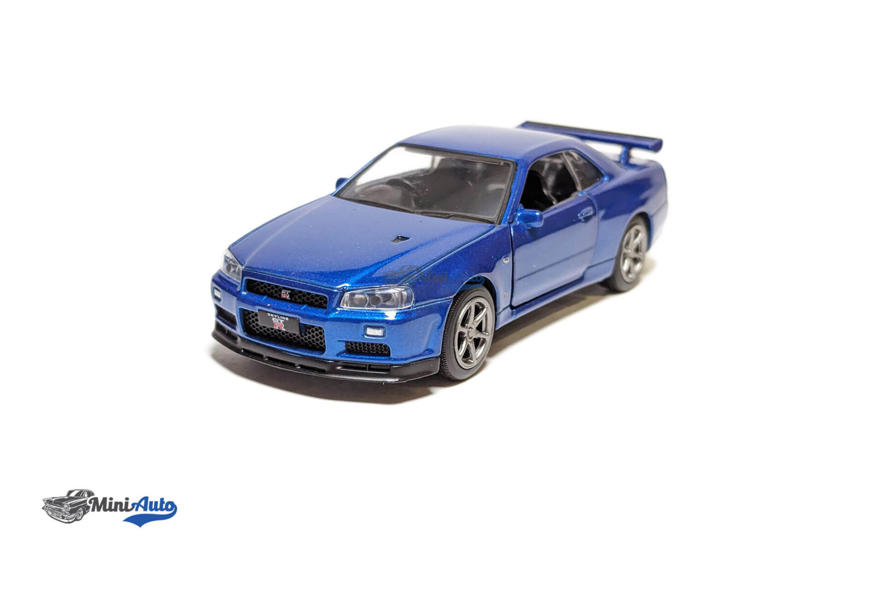 Nissan GTR-R34 V-Spec II - Blue (1:36) - Image 4