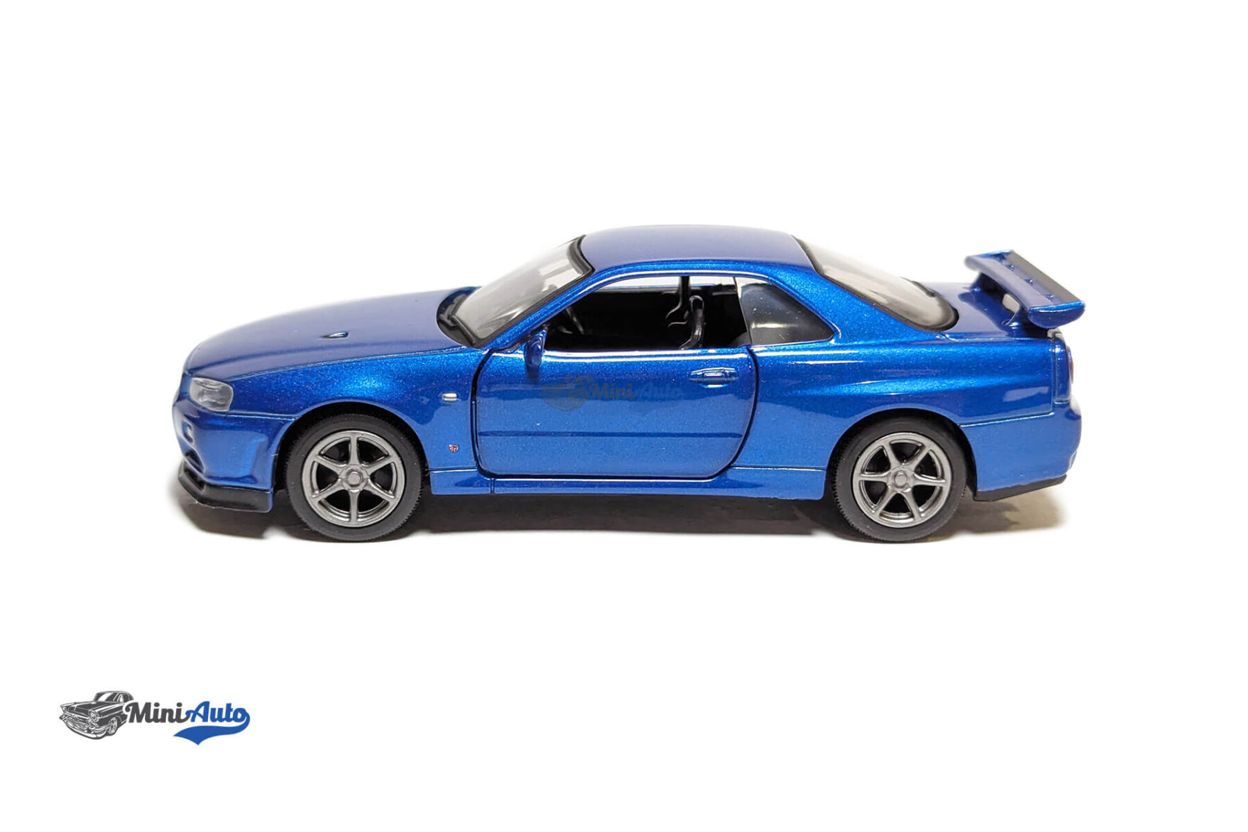 Nissan GTR-R34 V-Spec II - Blue (1:36) - Image 6