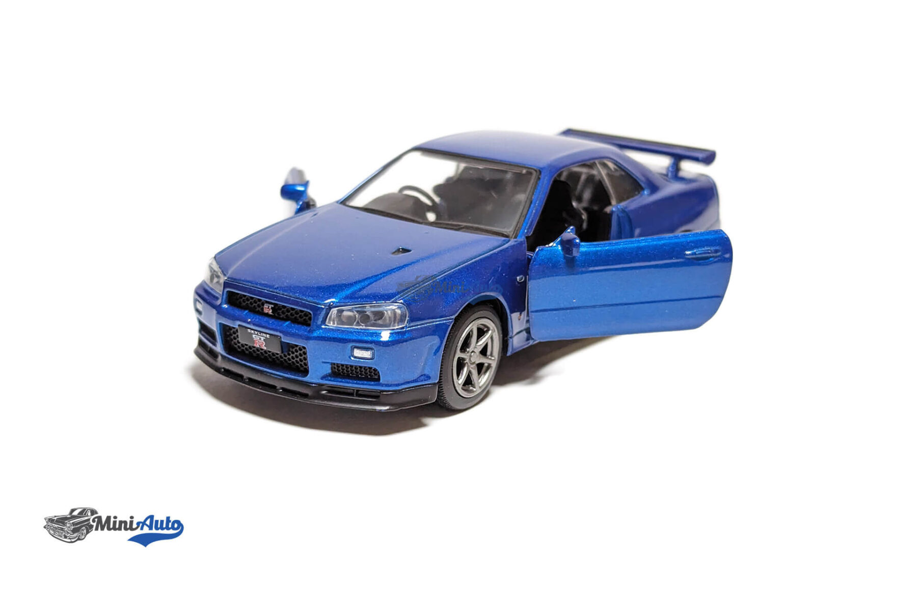 Nissan GTR-R34 V-Spec II - Blue (1:36) - Image 2