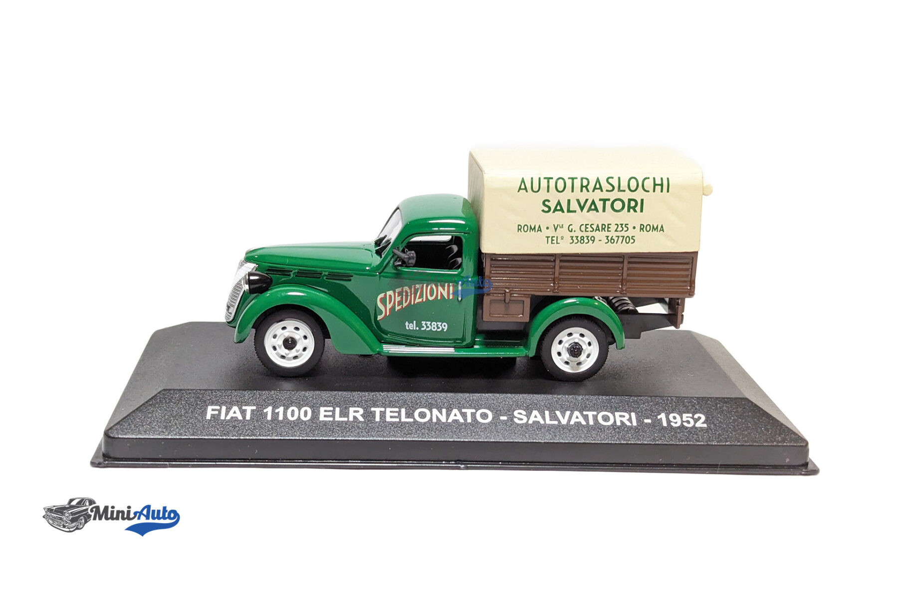 Fiat 1100 ELR Telonato Salvatori - 1952 - Green - Image 2