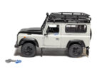 Land Rover Defender with roof rack - White Black - Image 5
