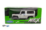 Land Rover Defender with roof rack - White Black - Image 7