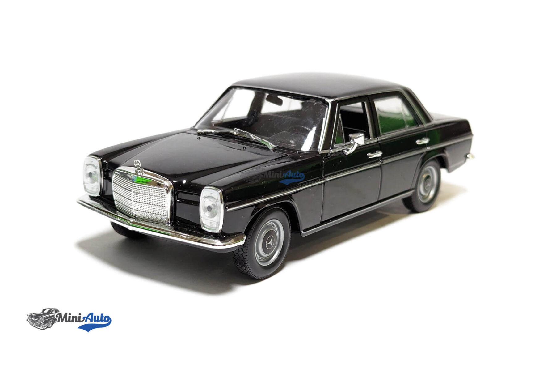 WEL24091W-BLACK---Mercedes-220-(W115)---1968---Black_1 Mercedes 220 (W115) - 1968 - Black - Image 1