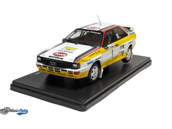 Audi Quattro A2 #1 Winner Rallye Sweden 1984 Blomqvist, Cederberg - White/Yellow