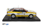 Audi Quattro A2 #1 Winner Rallye Sweden 1984 Blomqvist, Cederberg - White/Yellow - Image 2