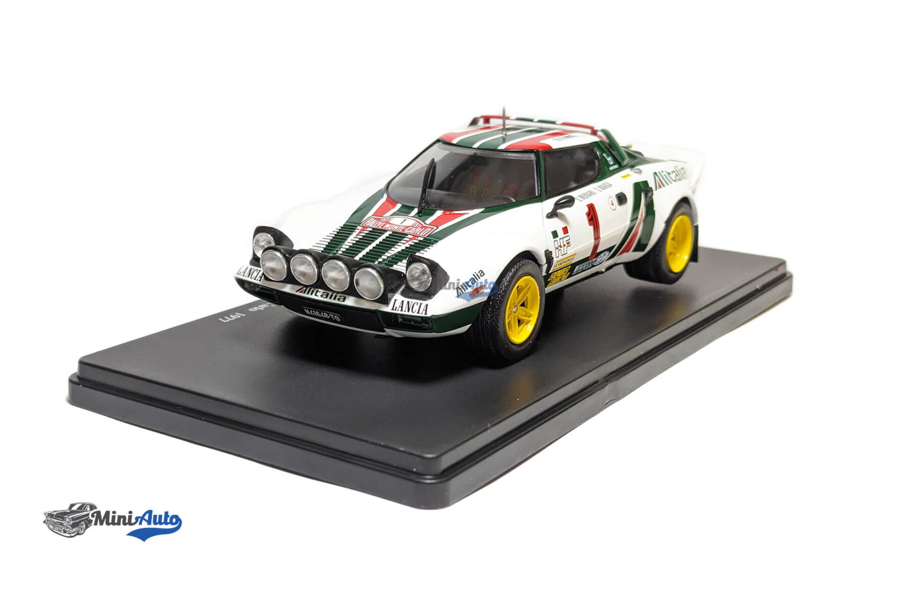 Lancia Stratos HF #1 Winner Rallye Monte Carlo 1977 Munari, Maiga - White - Image 3