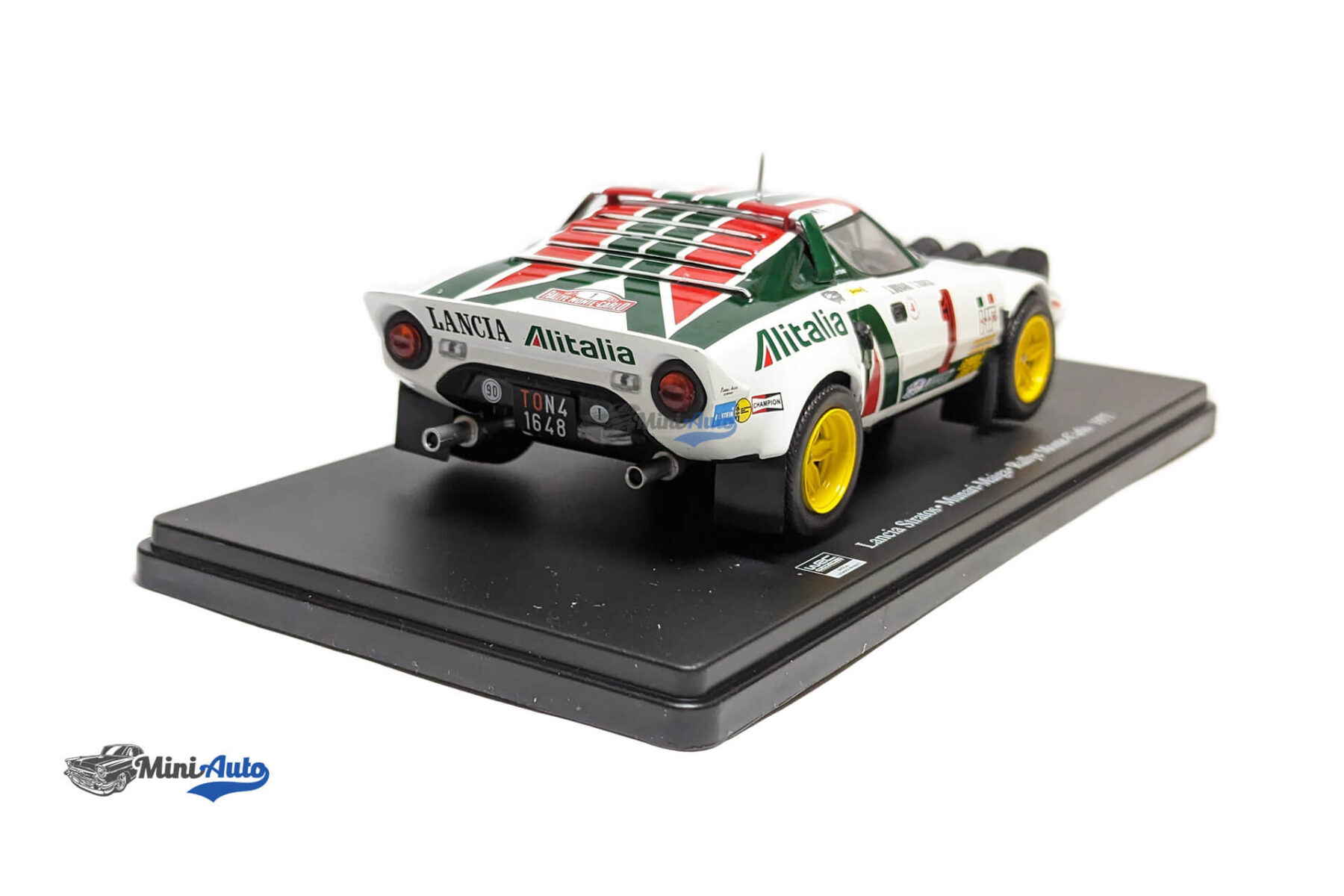 Lancia Stratos HF #1 Winner Rallye Monte Carlo 1977 Munari, Maiga - White - Image 4