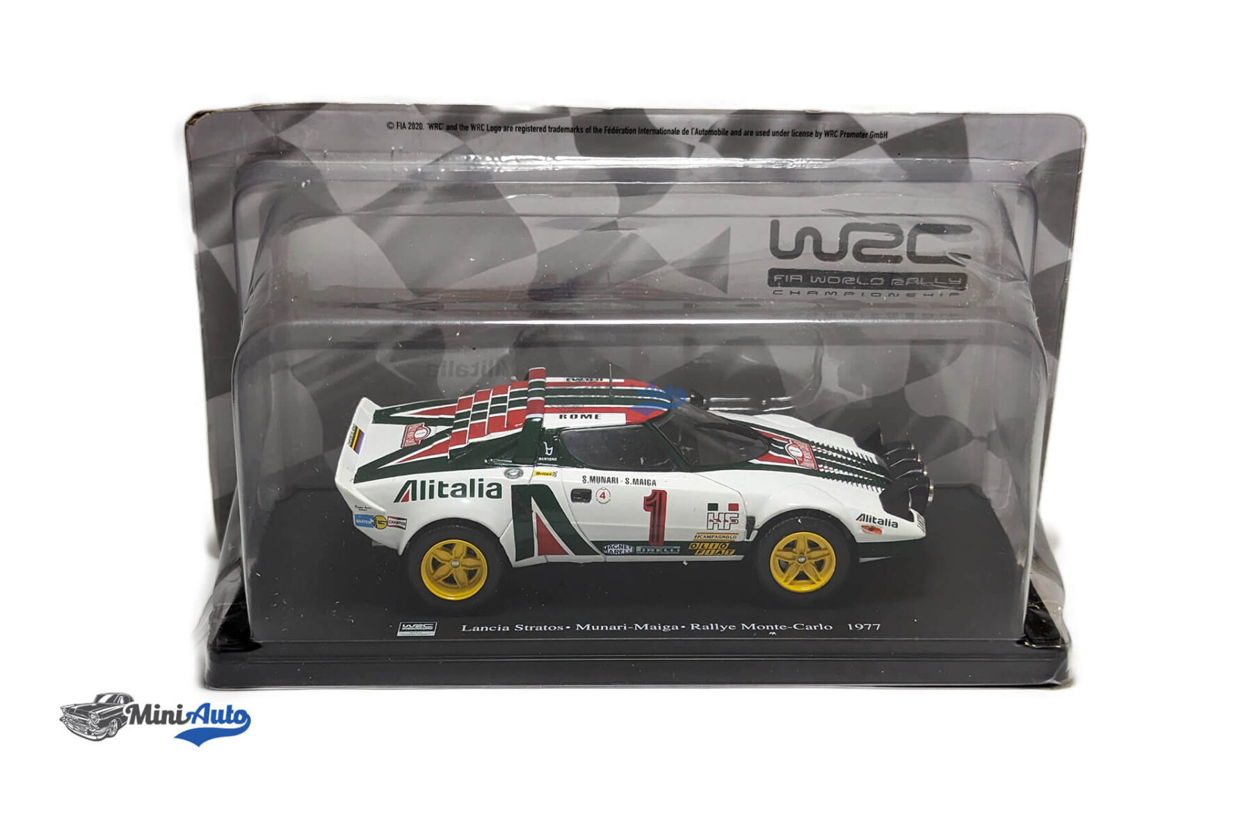 Lancia Stratos HF #1 Winner Rallye Monte Carlo 1977 Munari, Maiga - White - Image 5