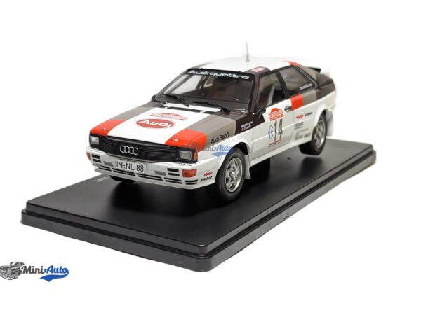 Audi Quattro #14 Winner Rallye SanRemo 1981 Mouton, Pons - White/Black