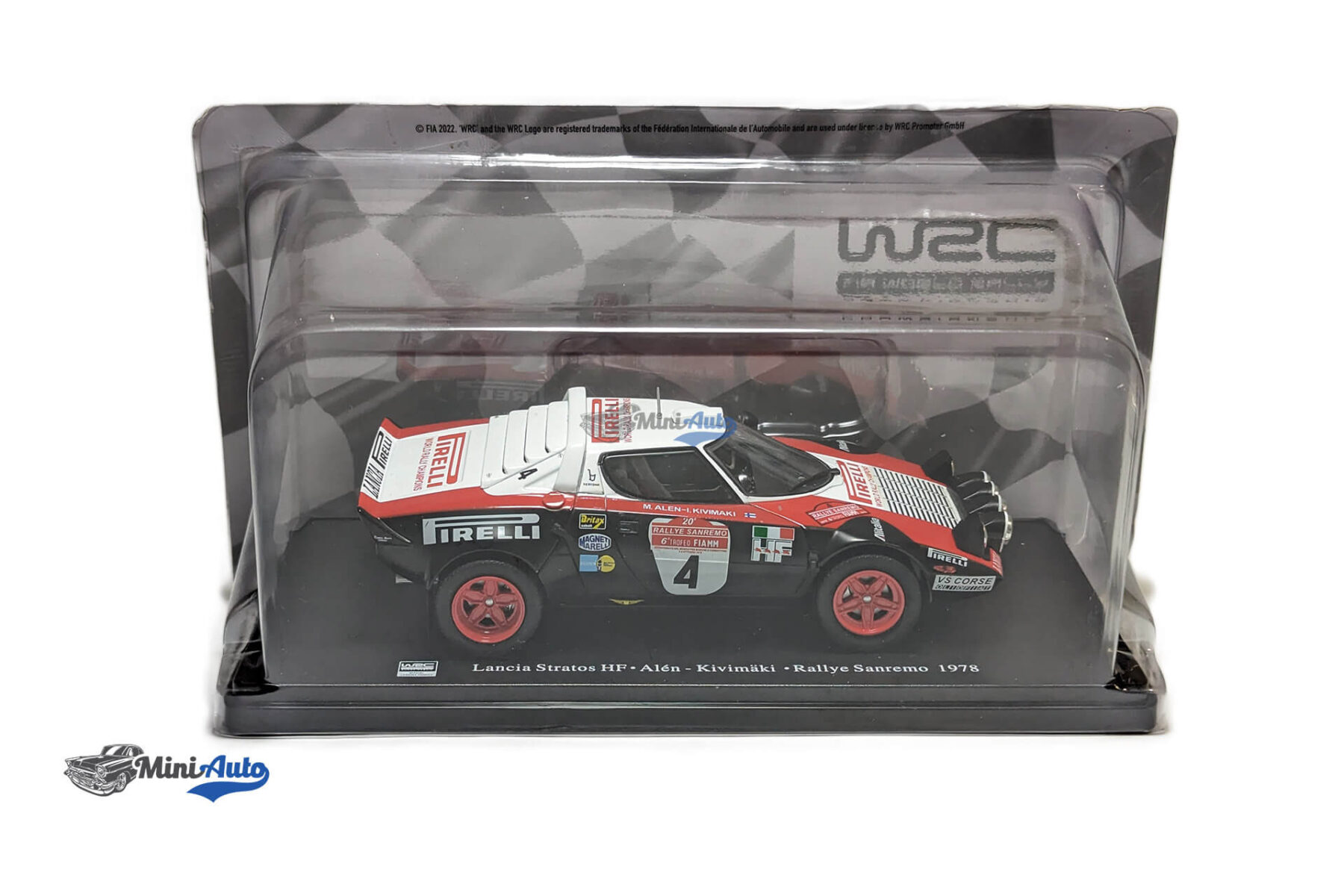 Lancia Stratos HF #4 Winner Rally SanRemo 1978 Alen, Kivimaki - Black/Red/White - Image 5