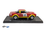 Fiat 124 Abarth, No.2, Rallye WM, Rallye Portugal, R.Pinto/A.Bernacchini, 1974 - Red/Yellow - Image 2