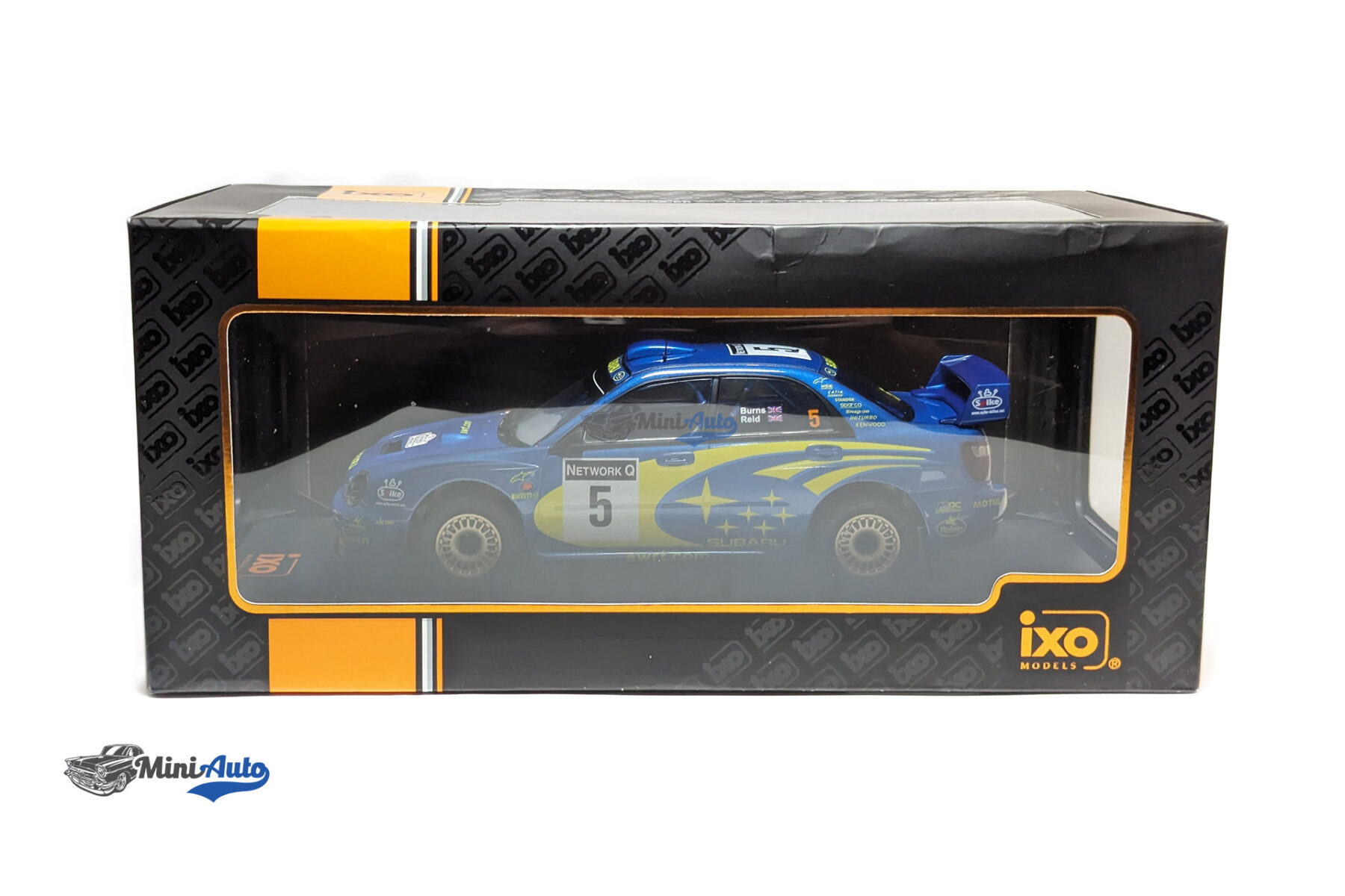 Subaru Impreza S7, No.5, Rallye WM, Rally of Great Britain, R.Burns/R.Reid, 2001 - Blue - Image 5