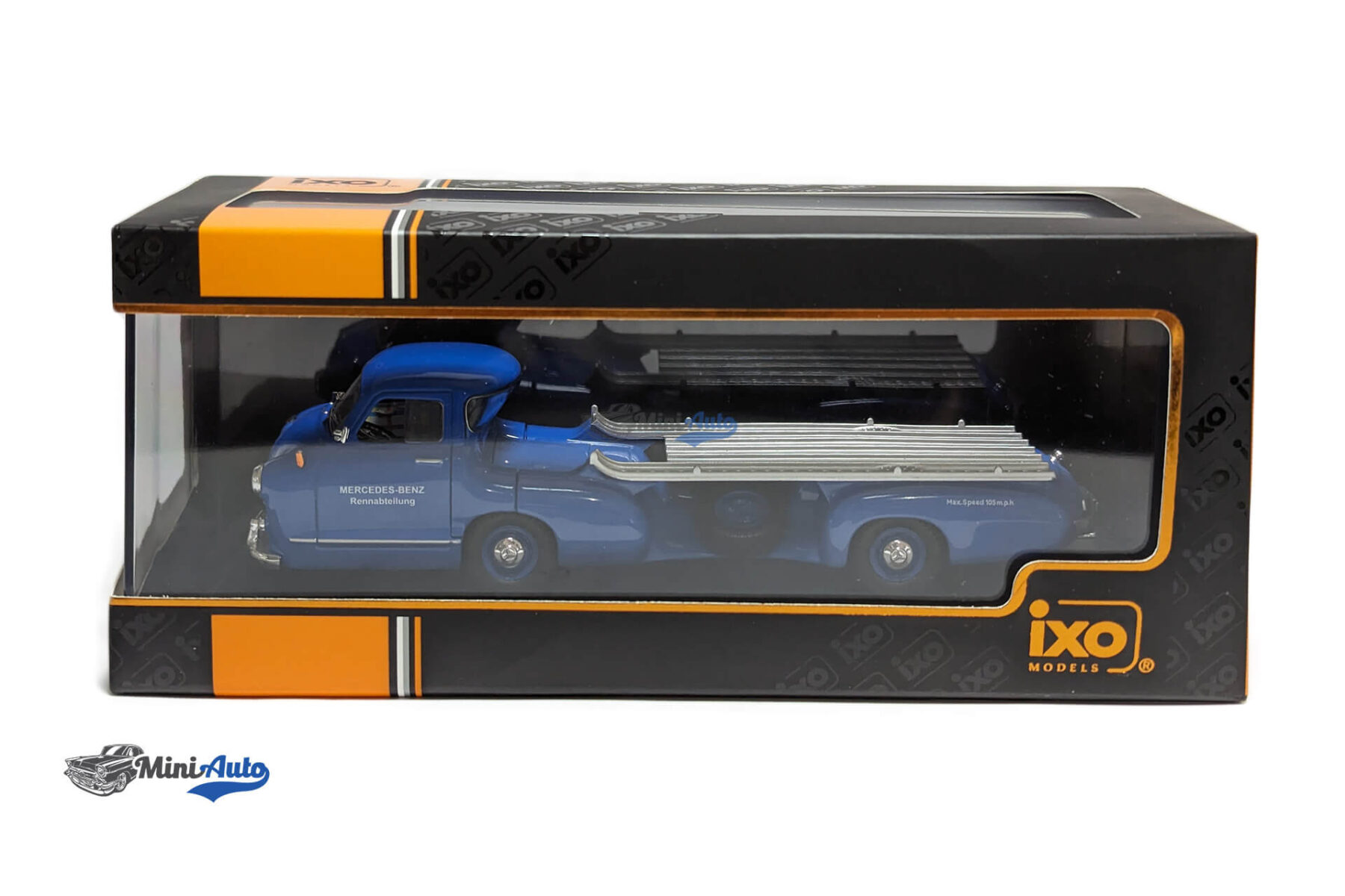 Mercedes Race car-quick Transportation 1955 - Blue - Image 5