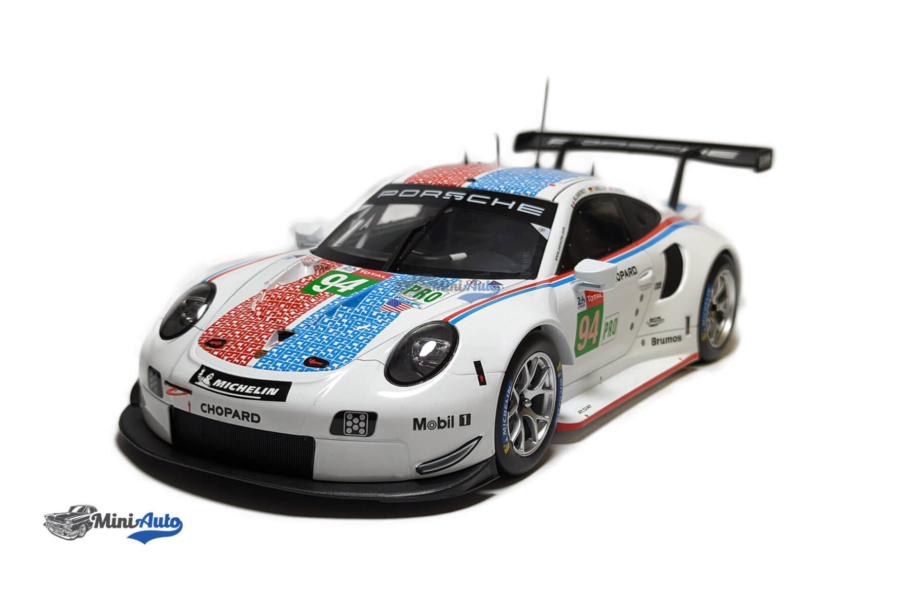 Porsche 911 (991) RSR #94 24h LeMans 2019 Porsche GT Team - White - Image 3