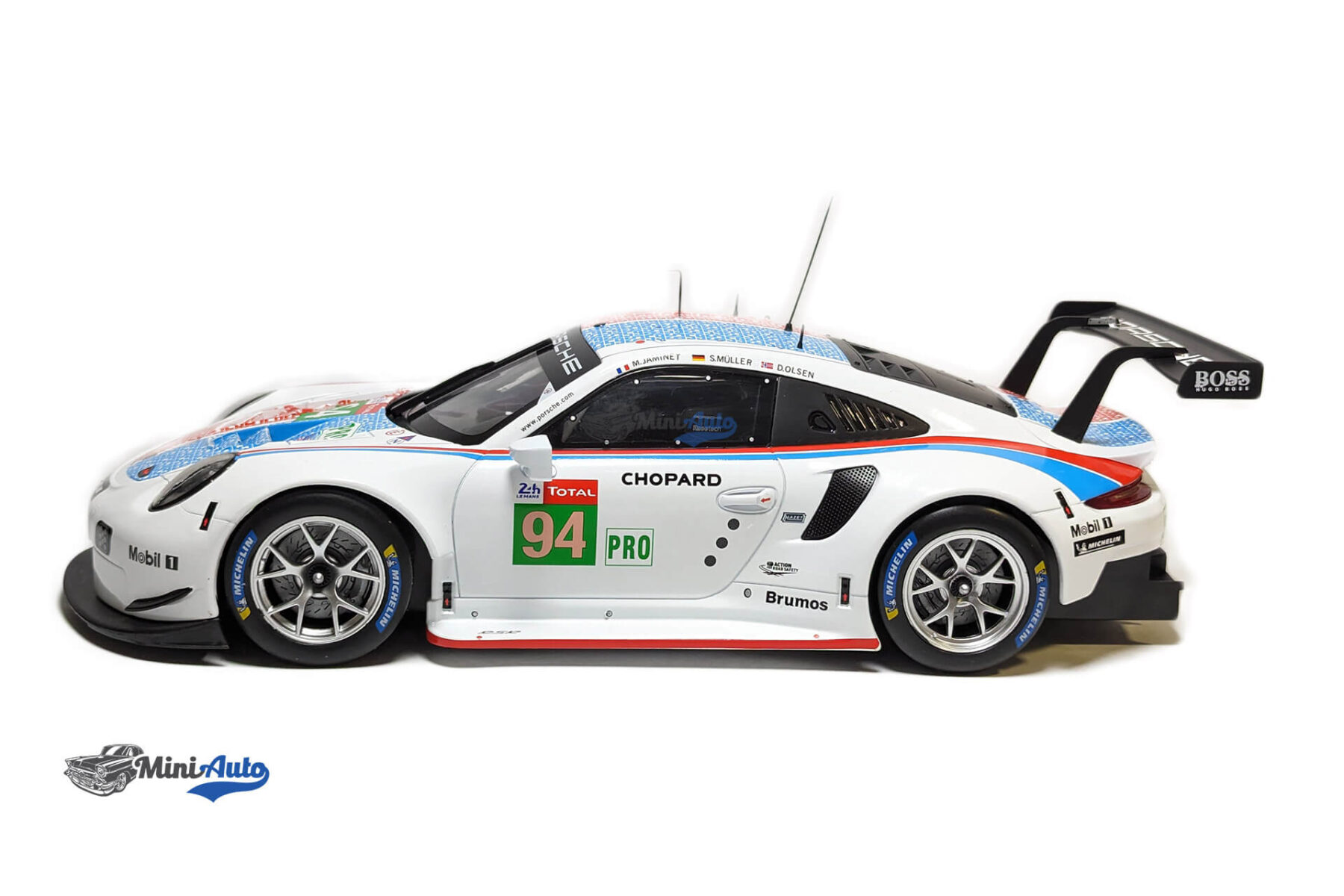 Porsche 911 (991) RSR #94 24h LeMans 2019 Porsche GT Team - White - Image 2