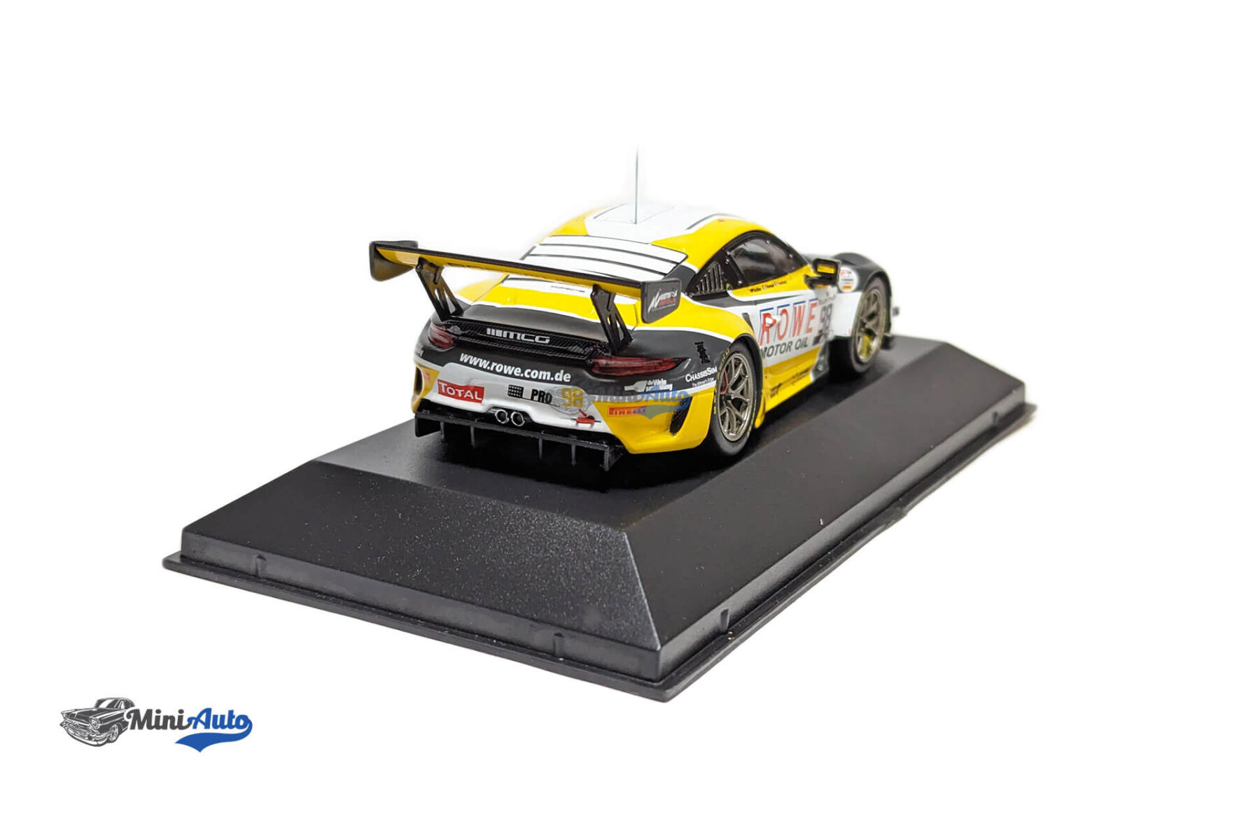 Porsche 911 GT3 R #98 5th 24h Spa 2019 ROWE Racing - White - Image 4