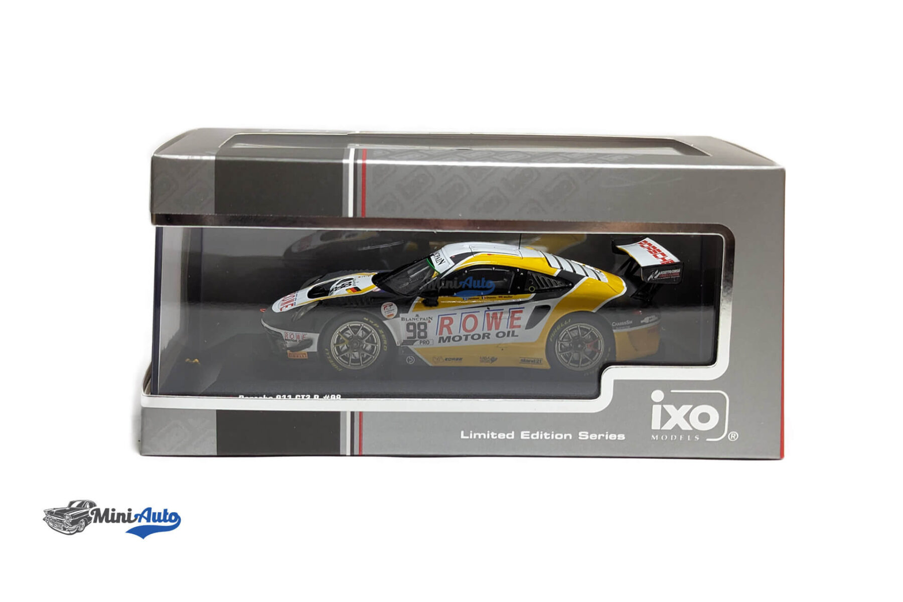 Porsche 911 GT3 R #98 5th 24h Spa 2019 ROWE Racing - White - Image 5