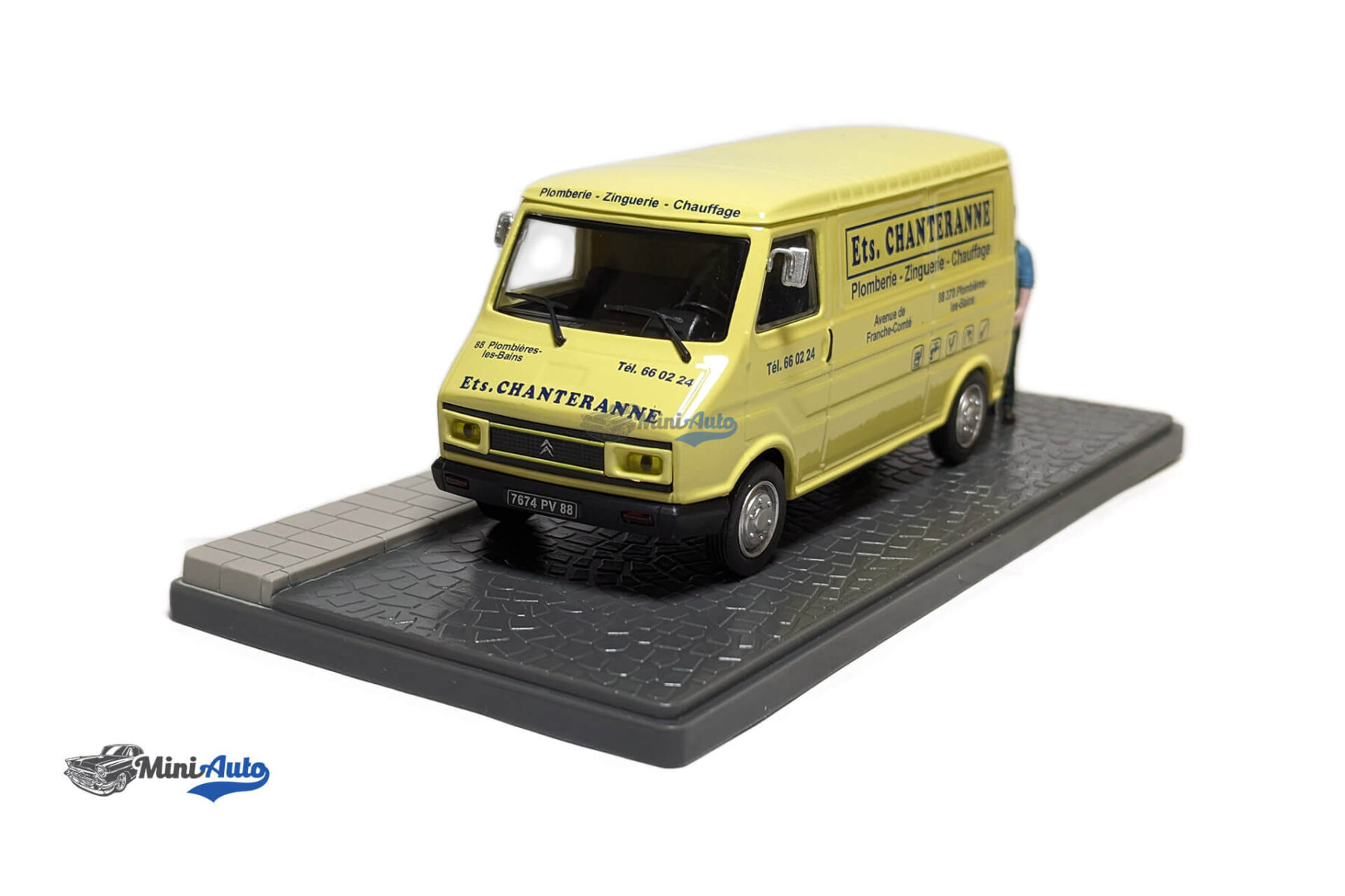 Citroen C35 Ets. Chanteranne Plomberie Petit Utilitaires - Yellow - Image 3