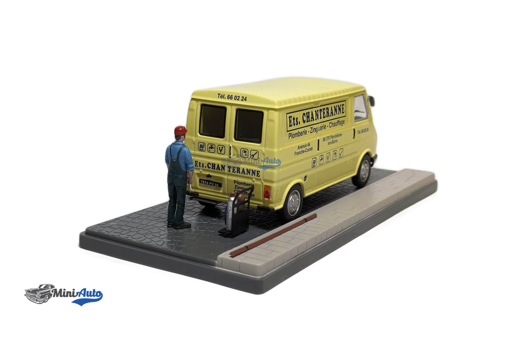 Citroen C35 Ets. Chanteranne Plomberie Petit Utilitaires - Yellow - Image 4