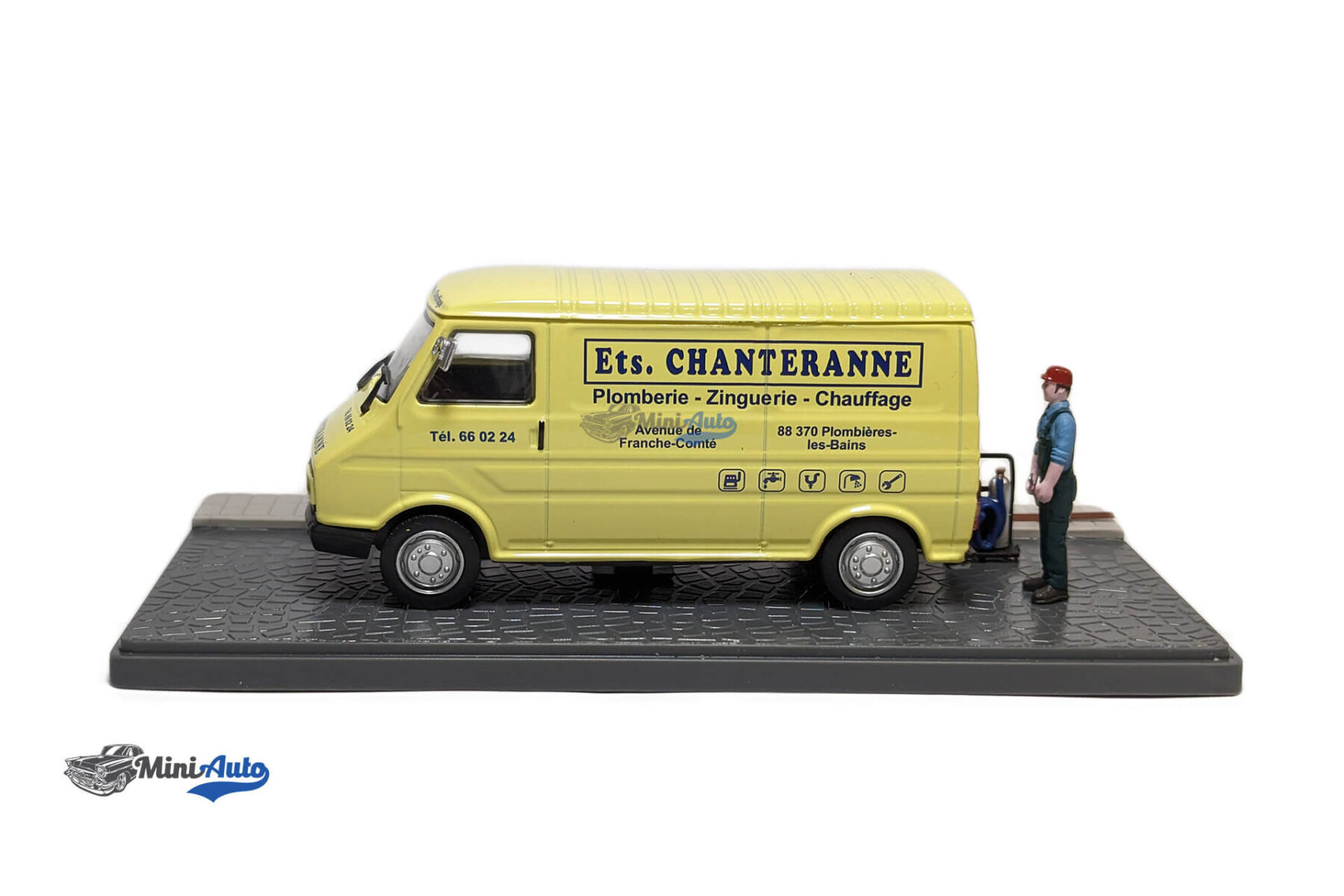 Citroen C35 Ets. Chanteranne Plomberie Petit Utilitaires - Yellow - Image 2