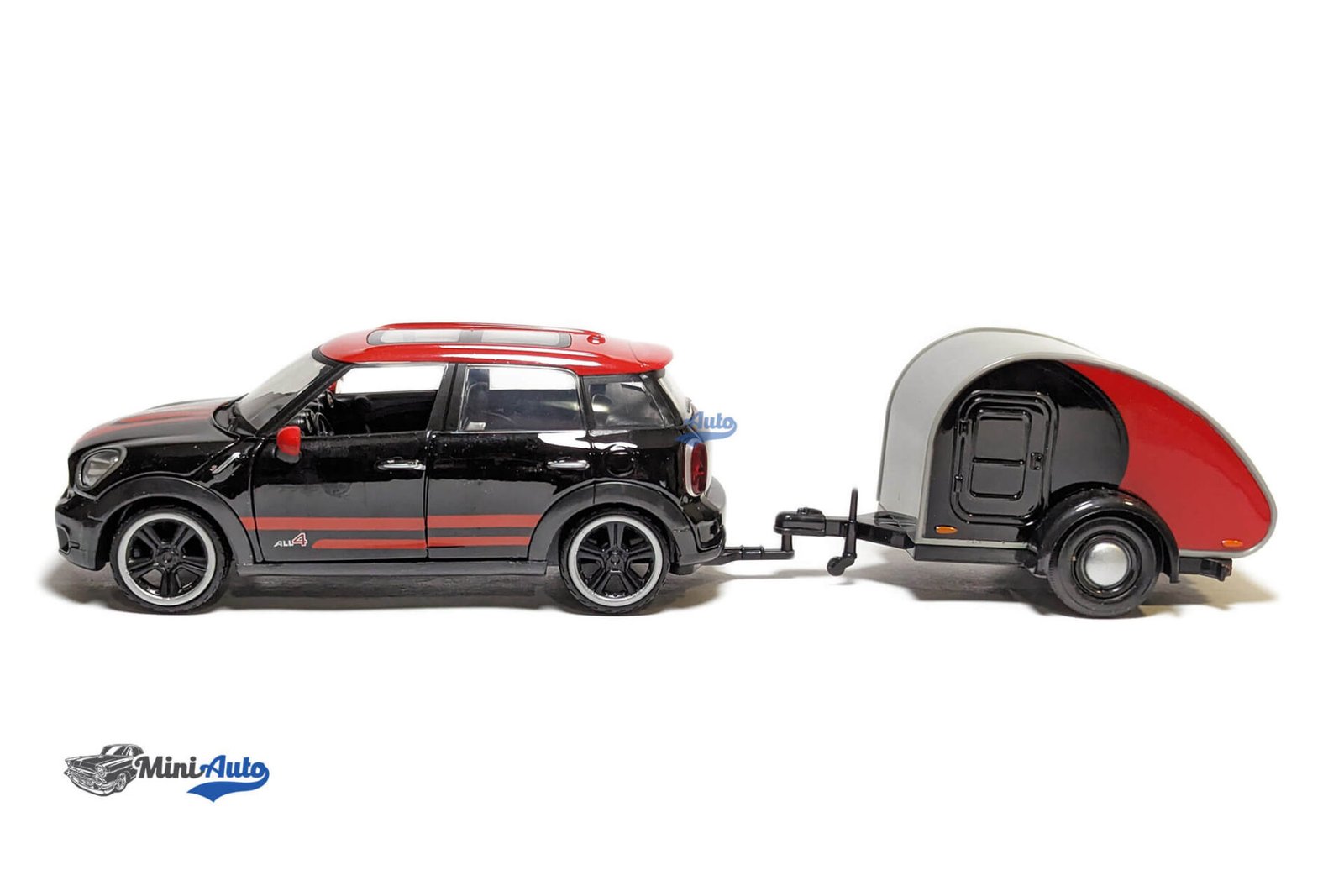 Mini Cooper S All4 Countryman with Wohnanhänger - Black - Image 6