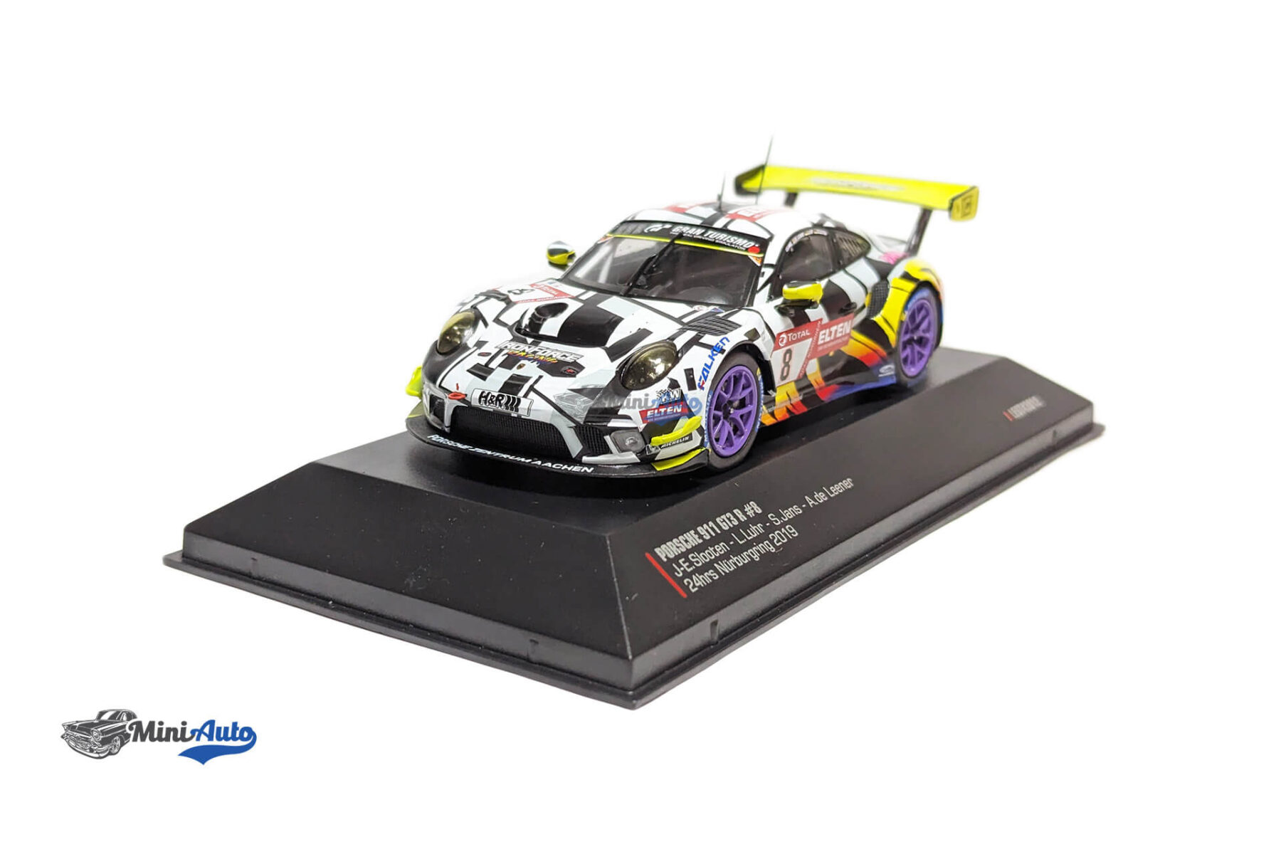 Porsche 911 GT3 R #8 24h Nürburgring 2019 Iron Force - White - Image 3