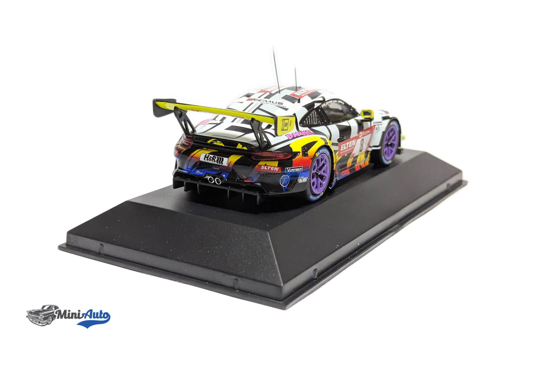 Porsche 911 GT3 R #8 24h Nürburgring 2019 Iron Force - White - Image 4