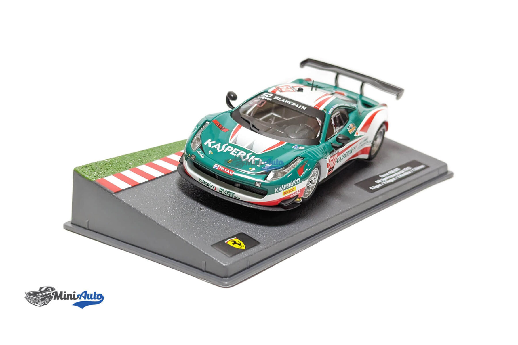 Ferrari 458 Italia GT3, No.50, 24h Spa Francorchamps - 2015 - Green - Image 3