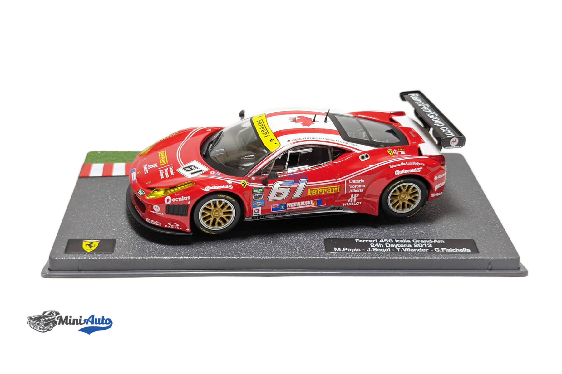 Ferrari 458 Italia Grand-AM, No.61, 24h Daytona - 2013 - Red - Image 2