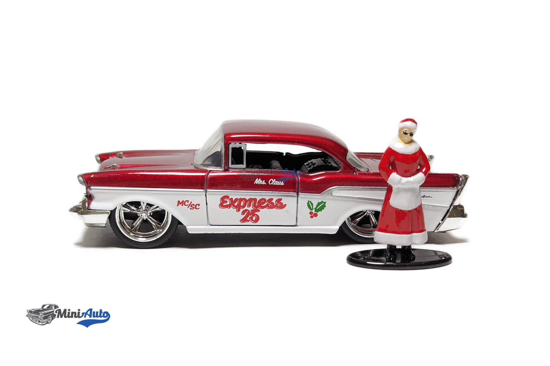 Chevrolet Impala Chirtmas Themed - 1961 - Red/White - Image 6
