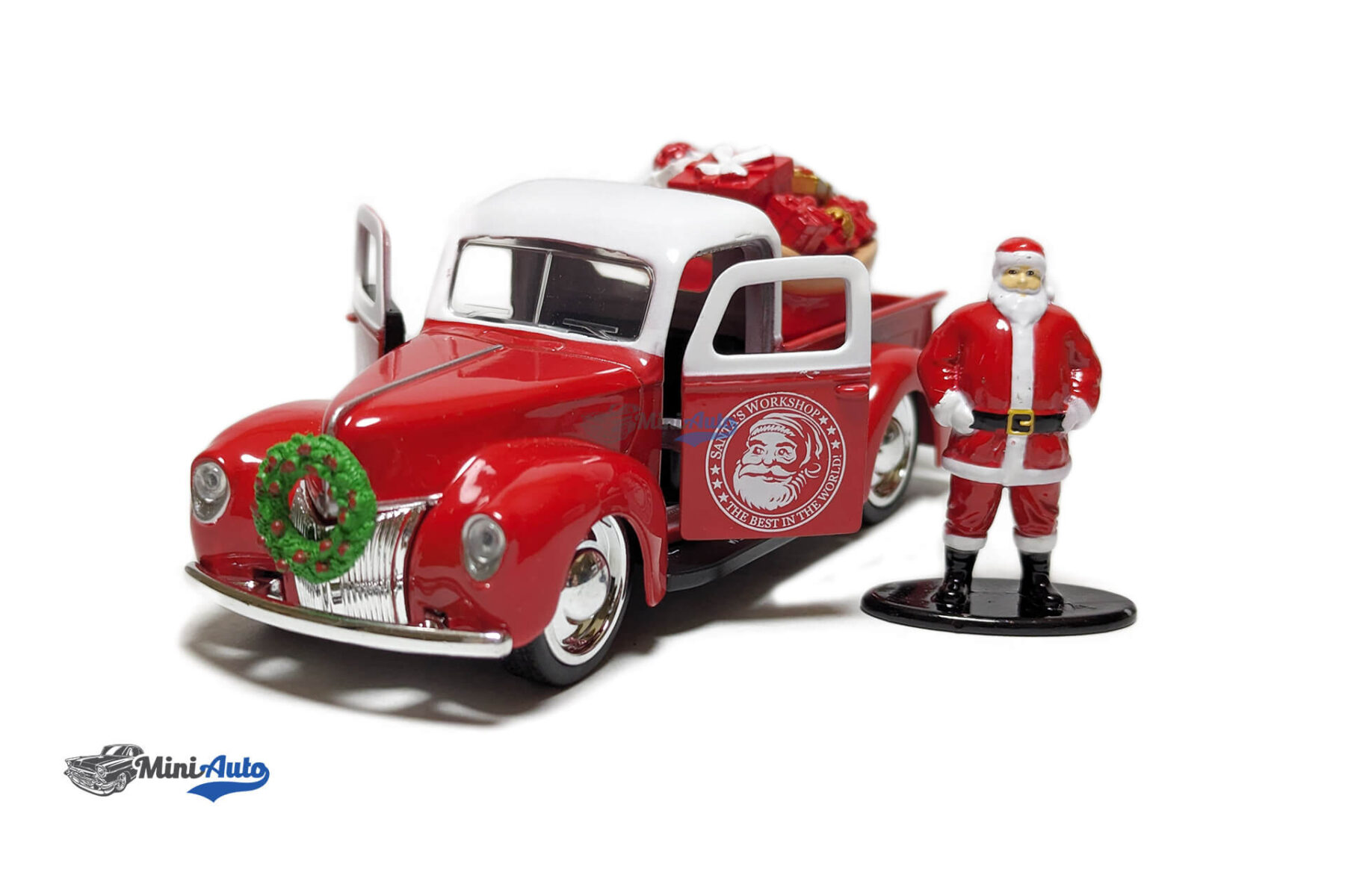 Ford Pickup Christmas Themed - 1971 - Red - Image 2