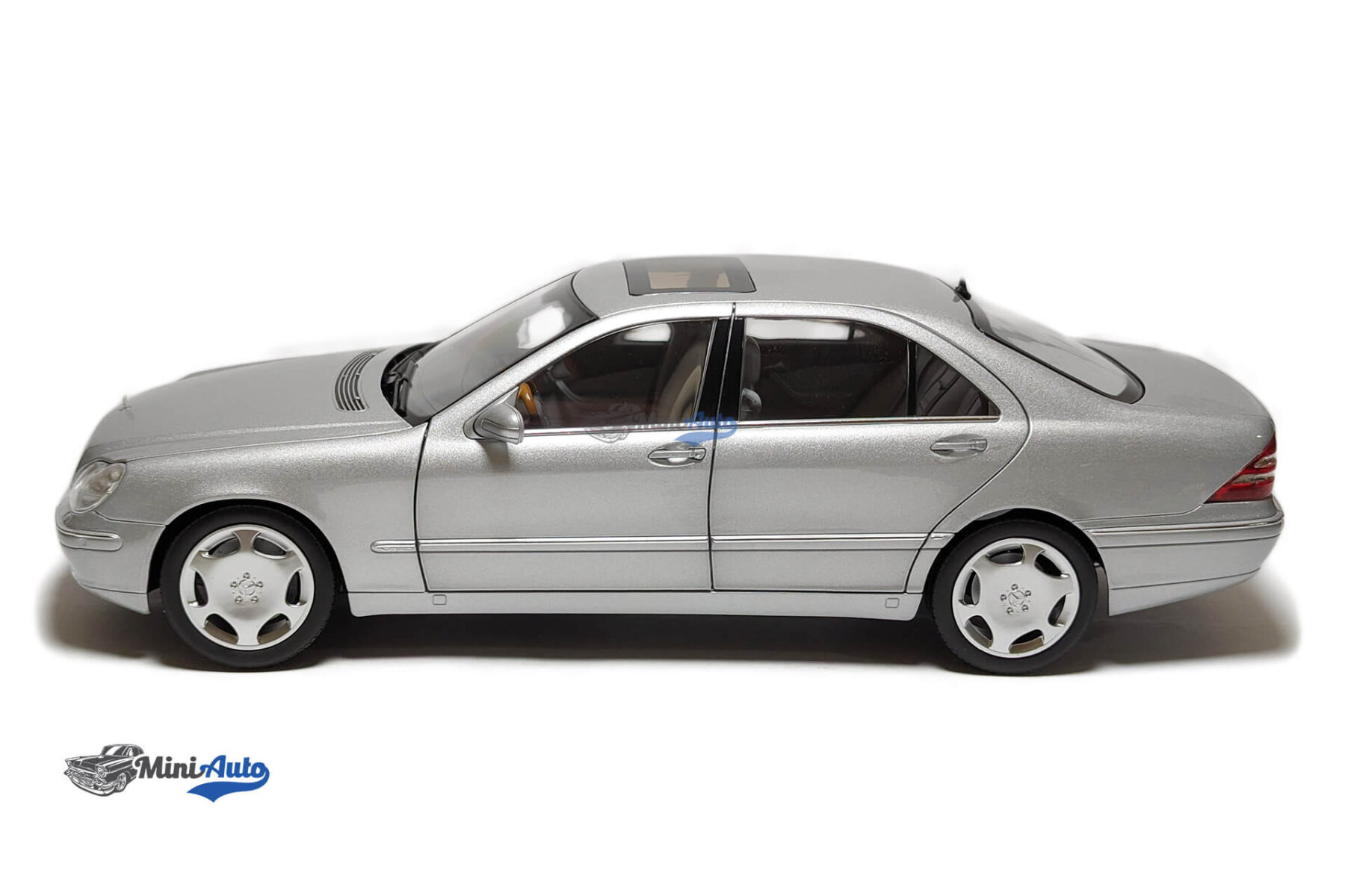Norev---N183810---Mercedes-Benz-S600---1998---Silver---118_3 Mercedes-Benz S600 - 1998 - Silver - Image 6