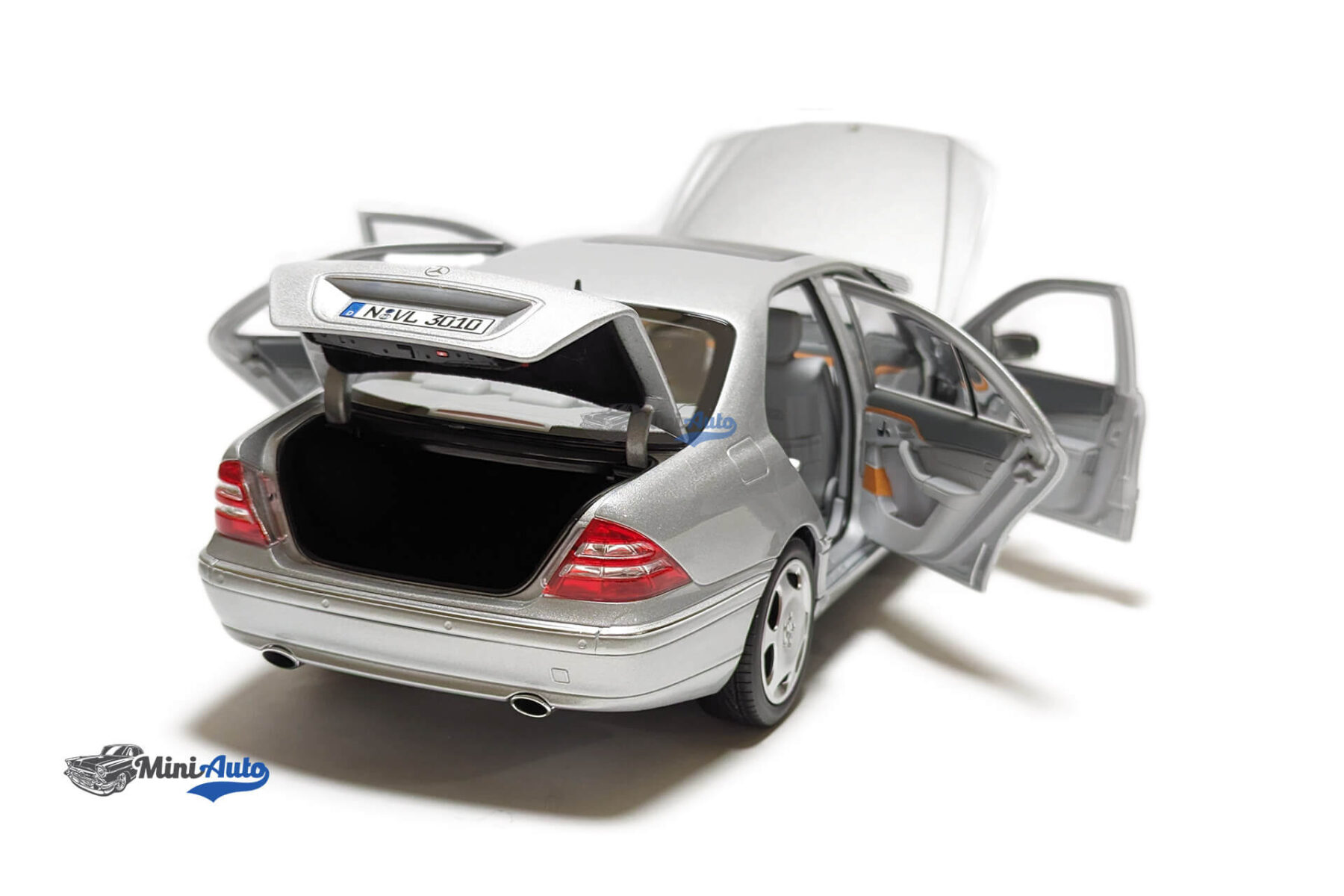Norev---N183810---Mercedes-Benz-S600---1998---Silver---118_5 Mercedes-Benz S600 - 1998 - Silver - Image 3
