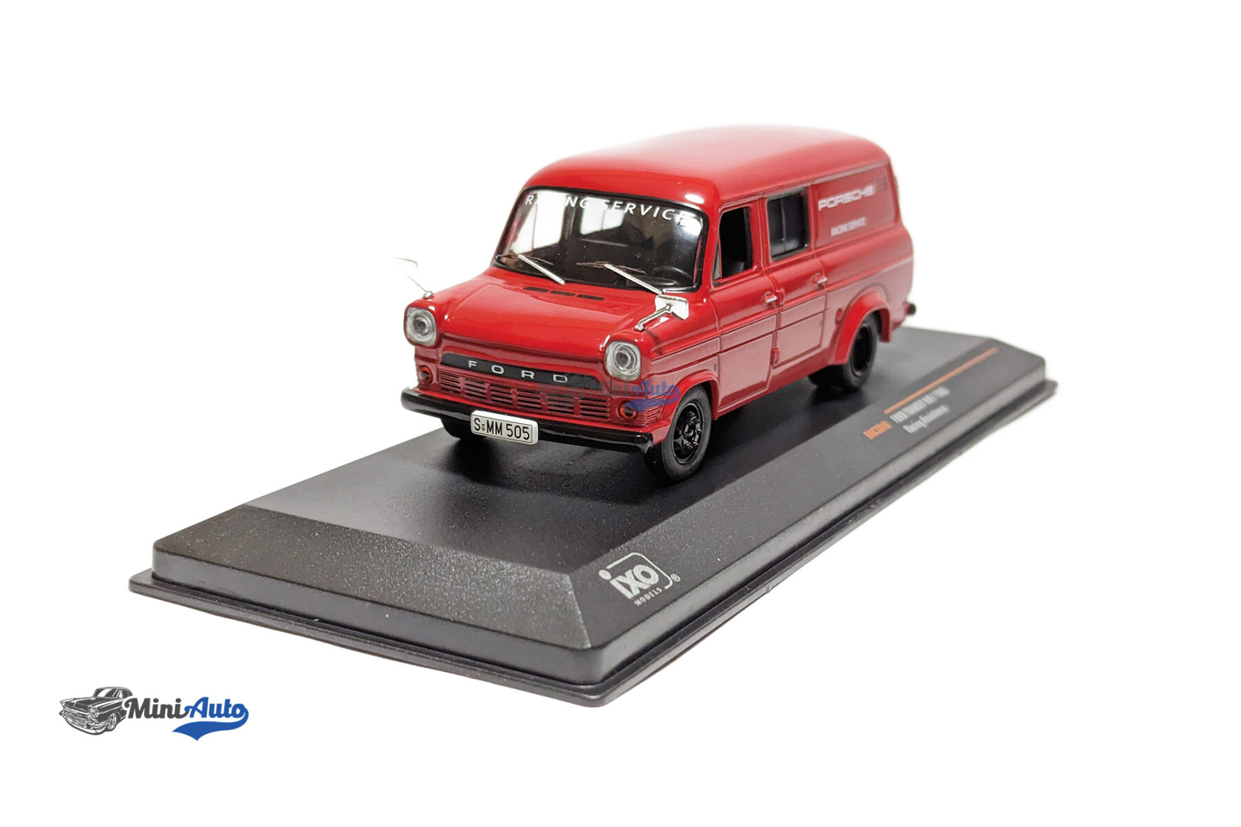 Ford England Transit Van Mki Van Team Porsche Racing Service Assistance - 1966 - Red - Image 1