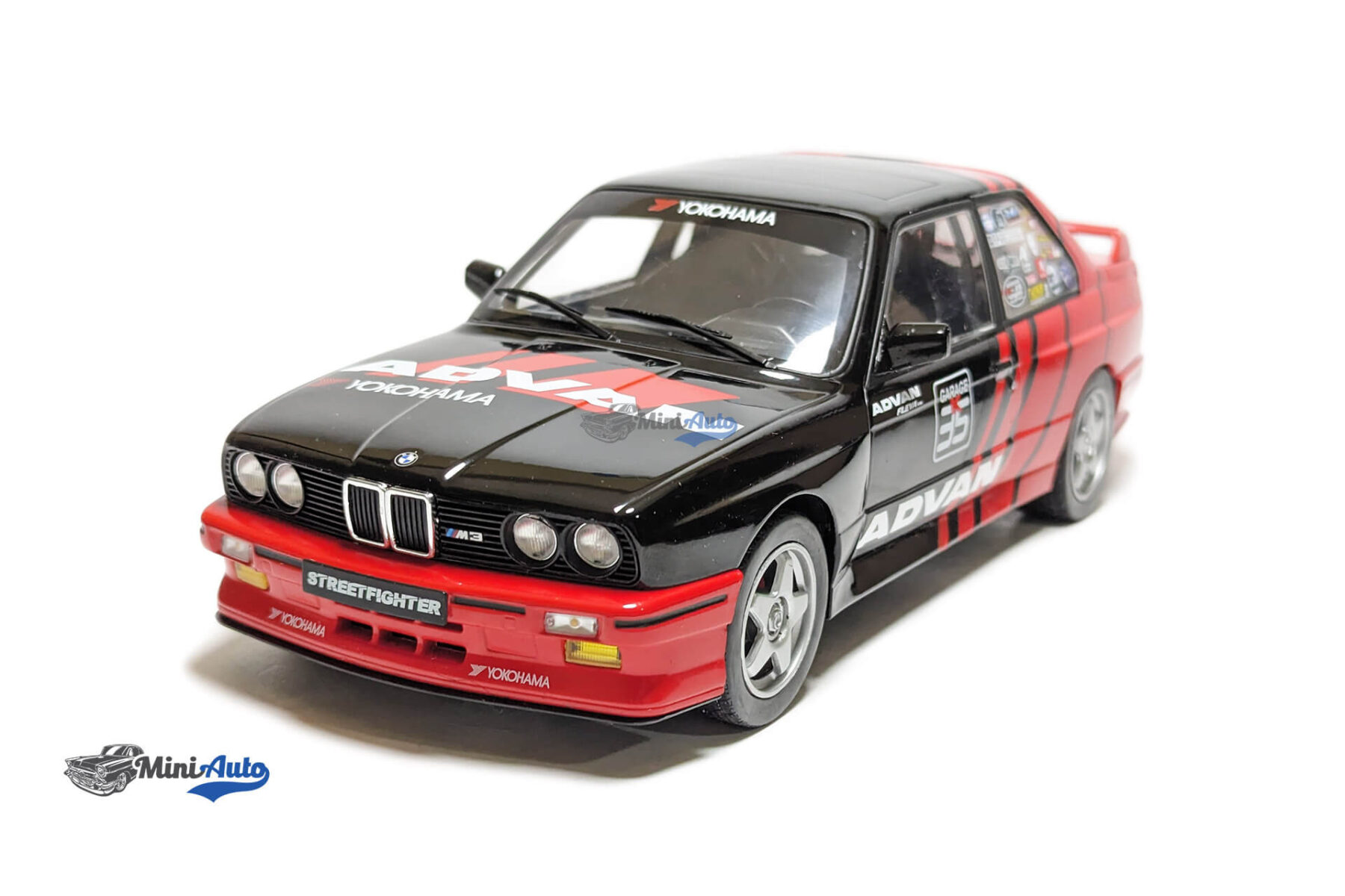 BMW M3 (E30) Advan Rally Drift Team 1990 - Black/Red - Image 4