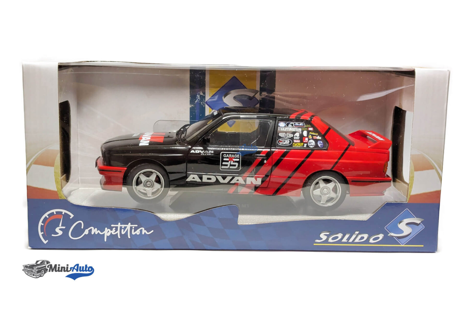 BMW M3 (E30) Advan Rally Drift Team 1990 - Black/Red - Image 7