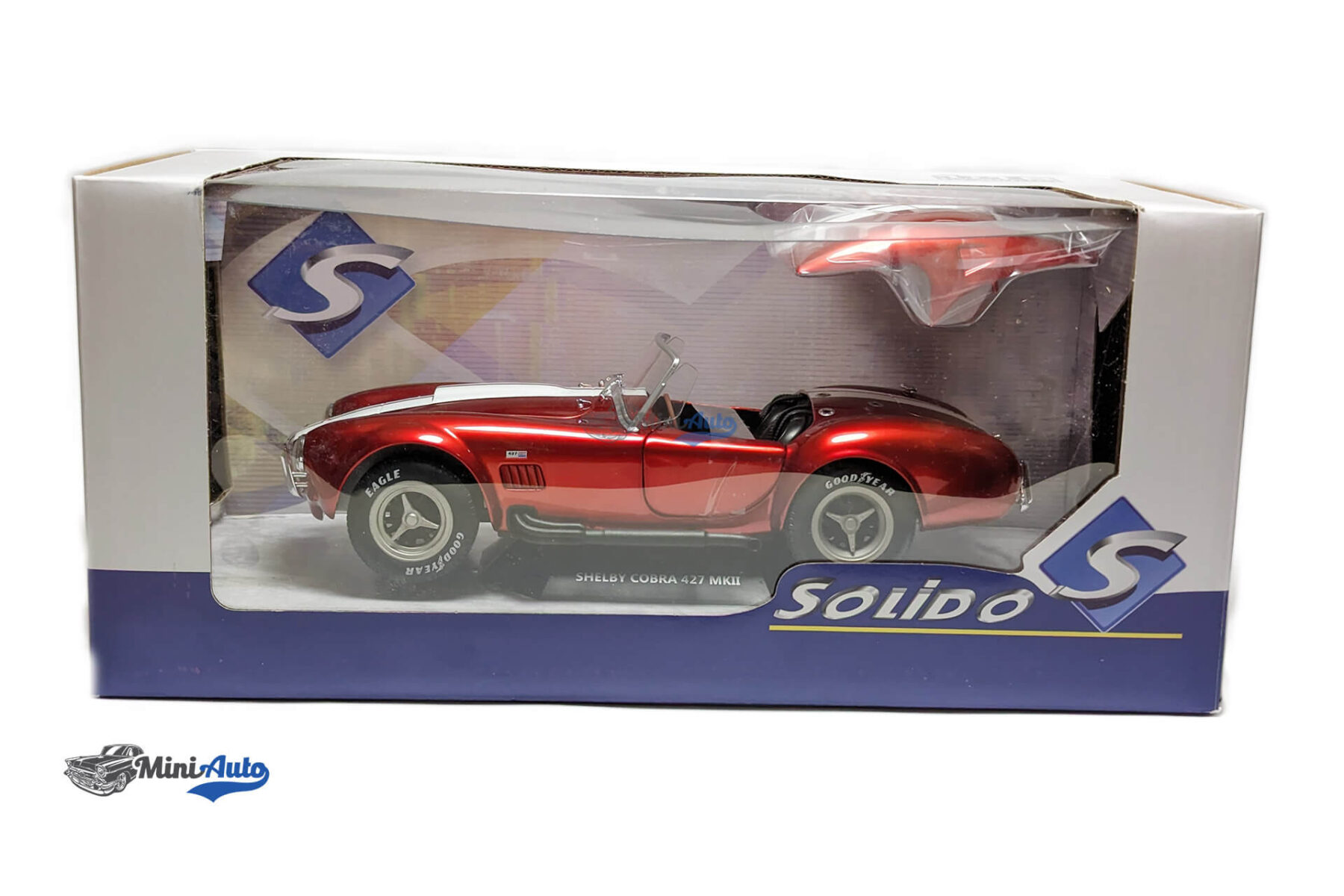 Shelby AC Cobra 427 MKII Spider Hard Top 1965 - Dark Red - Image 7