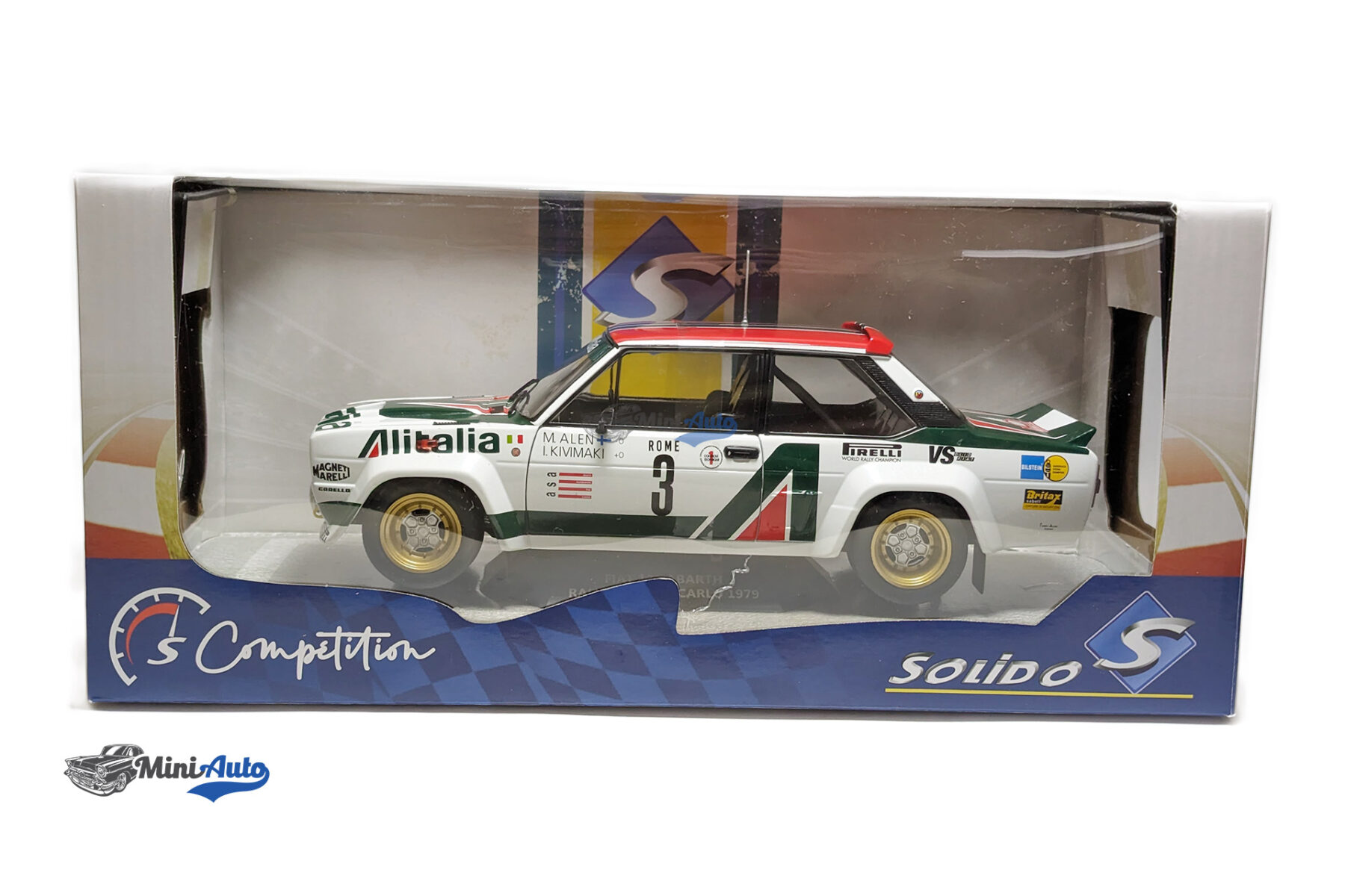 Fiat - 131 Abarth Alitalina N 3 3rd Rally Montecarlo 1979 M.Alen - I.Kivimaki - White - Image 7