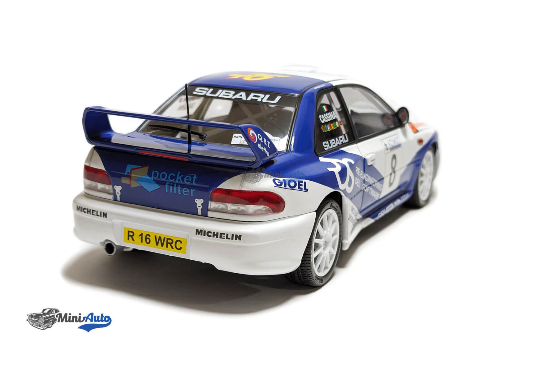 Subaru Impreza S5 WRC99 – Rally Azimut Di Monza – #8 V.Rossi / C.Cassina - 2000 - White - Image 4
