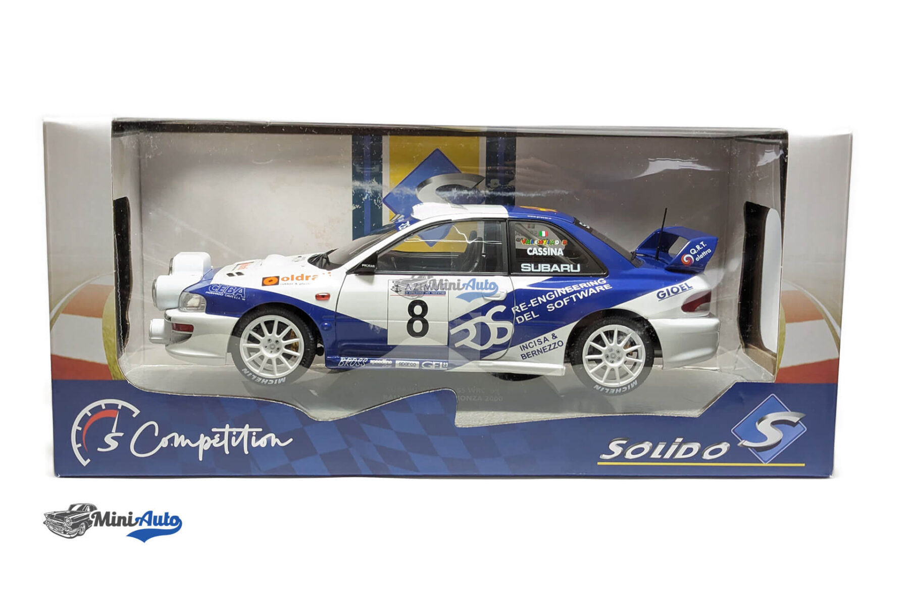 Subaru Impreza S5 WRC99 – Rally Azimut Di Monza – #8 V.Rossi / C.Cassina - 2000 - White - Image 7